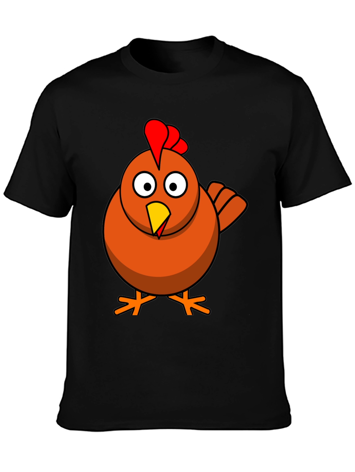 Funny Chicken Graphic T-Shirt