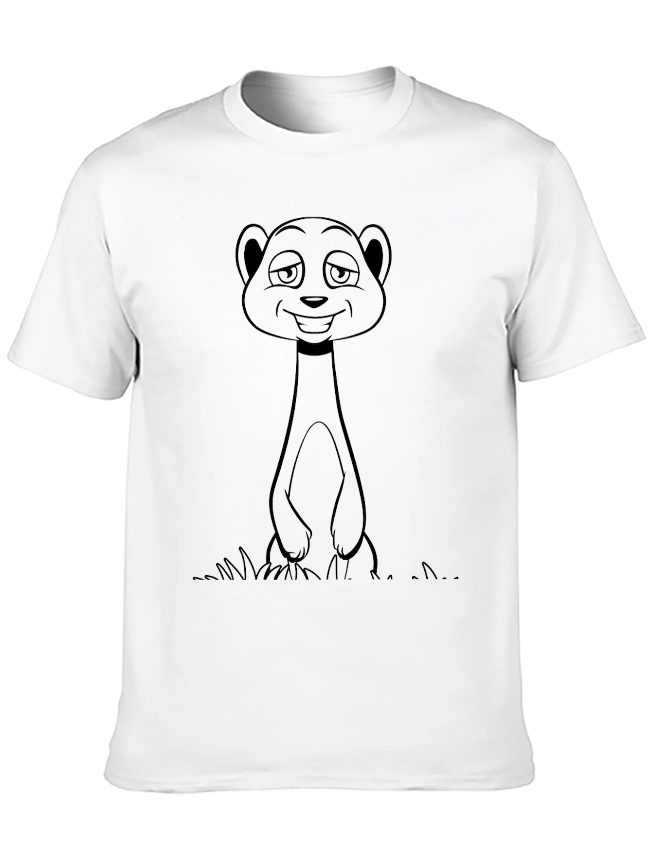 Meerkat Graphic T-Shirt - Black
