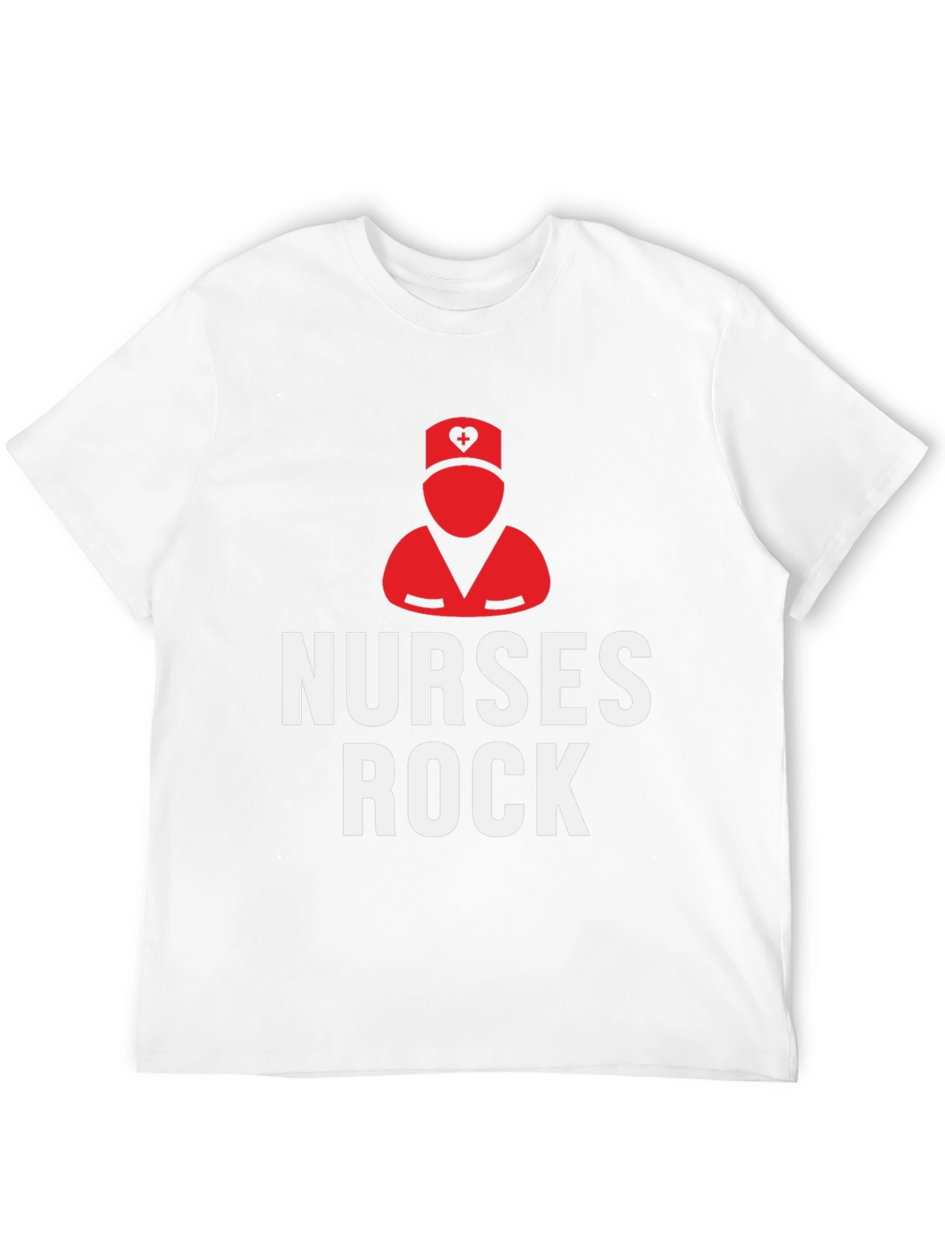 Nurses Rock Graphic Tee - Black Cotton T-Shirt