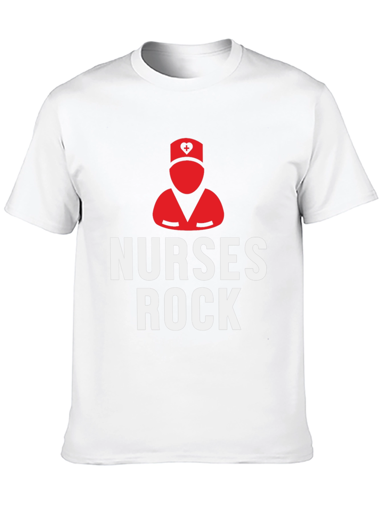 Nurses Rock Graphic Tee - Black Cotton T-Shirt