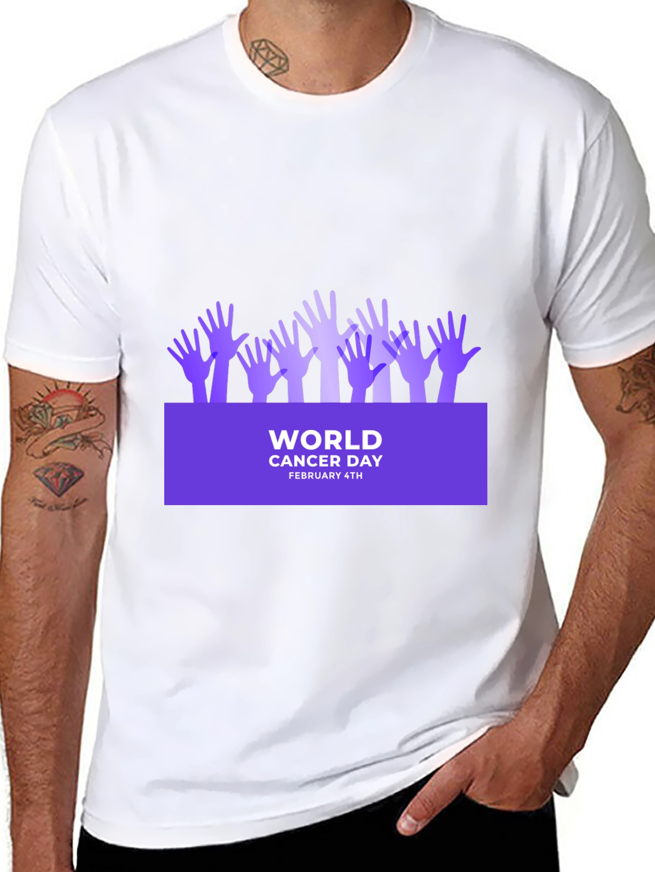 World Cancer Day Awareness T-Shirt