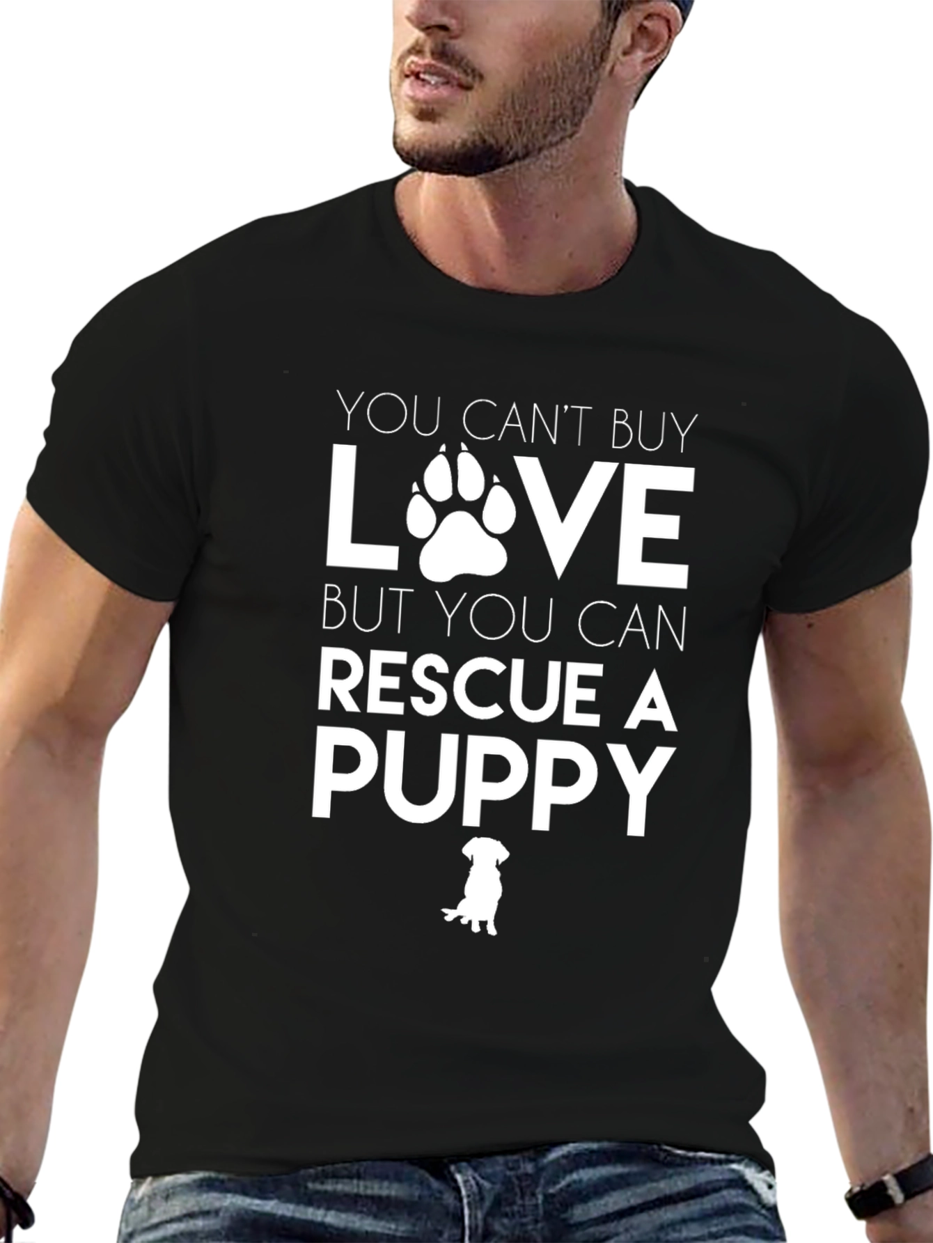 Rescue Puppy T-Shirt - You Cant Buy Love