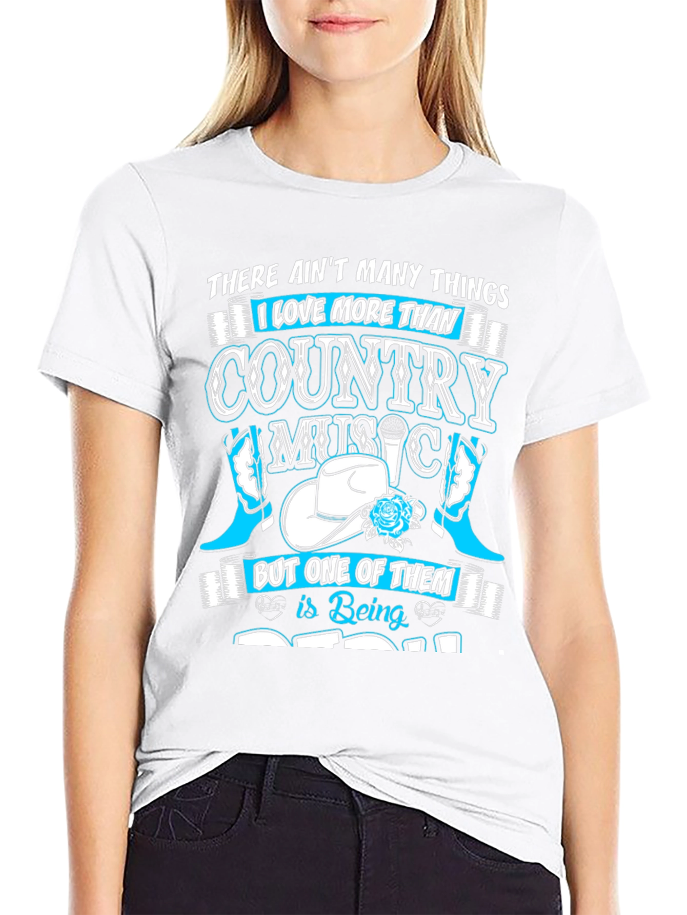 Country Music & Dad Graphic T-Shirt