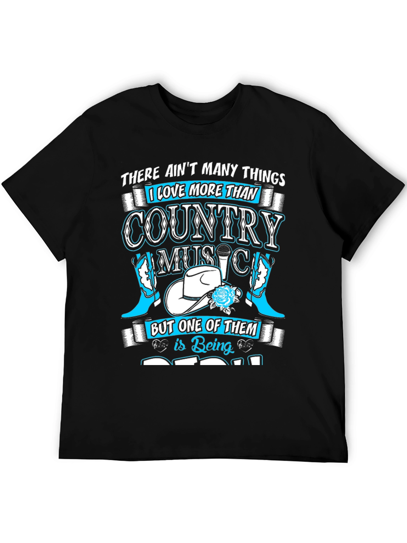 Country Music & Dad Graphic T-Shirt