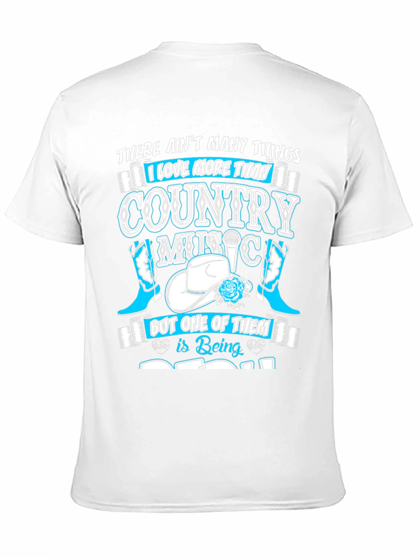 Country Music & Dad Graphic T-Shirt