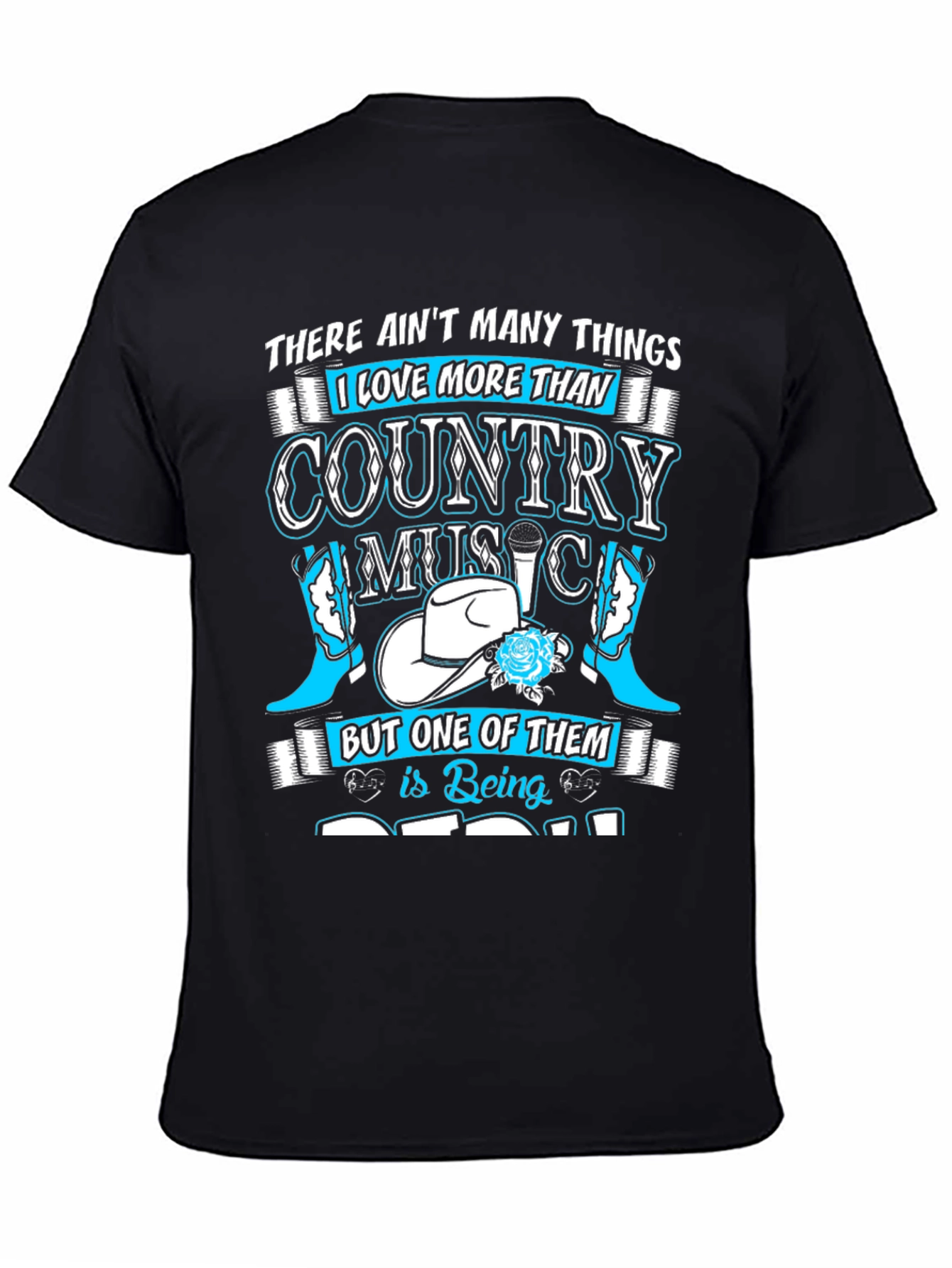 Country Music & Dad Graphic T-Shirt