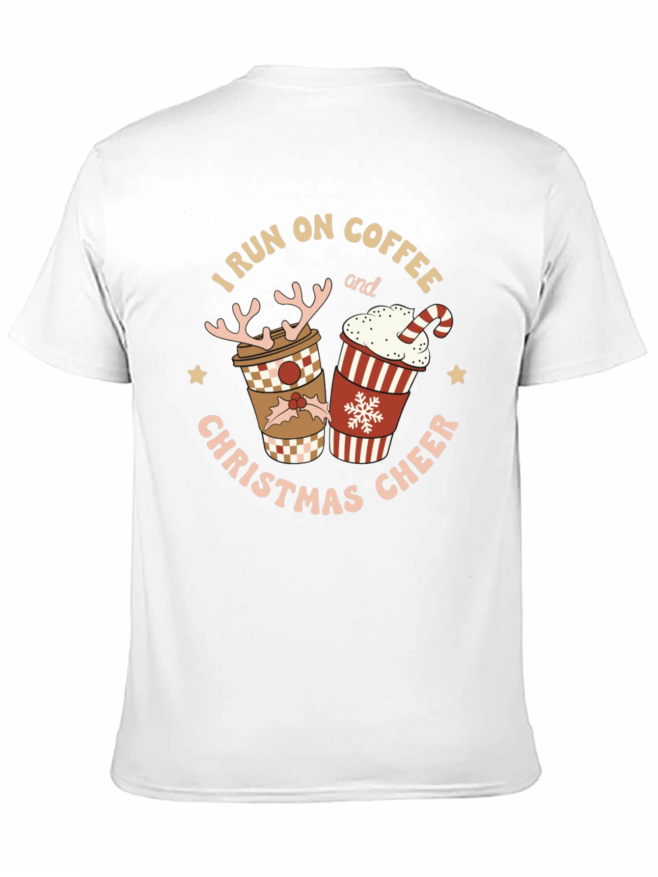 I Run on Coffee & Christmas Cheer T-Shirt