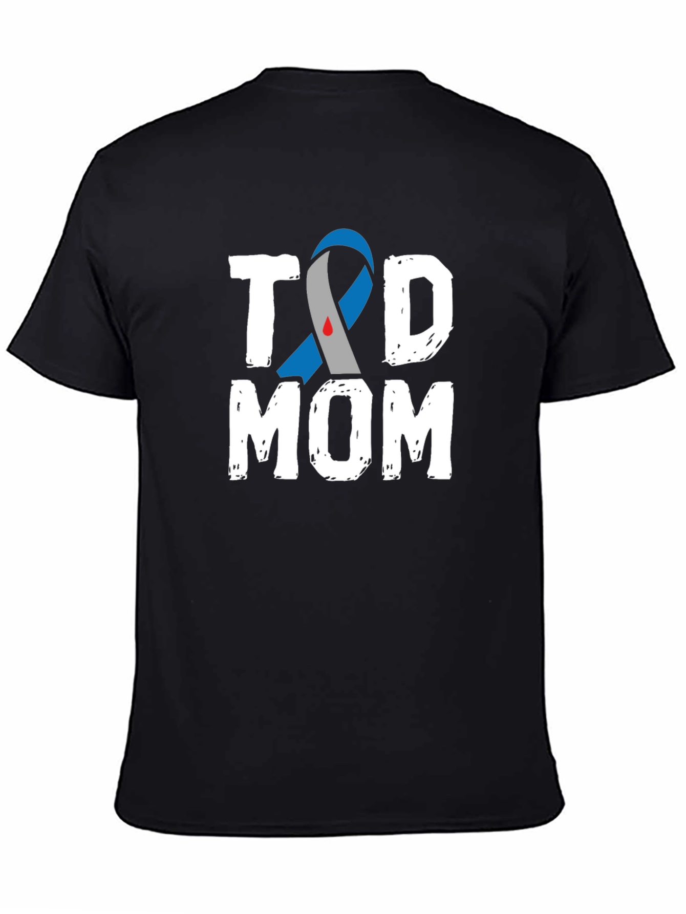 T1D Mom Awareness T-Shirt - Black