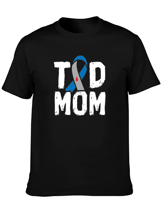 T1D Mom Awareness T-Shirt - Black