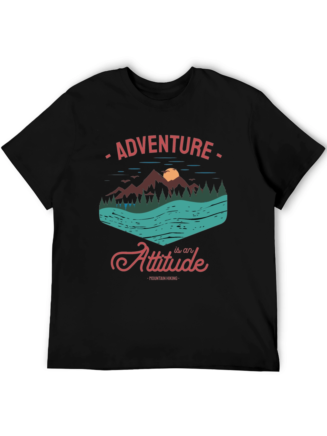 Adventure Attitude Mountain Hiking T-Shirt