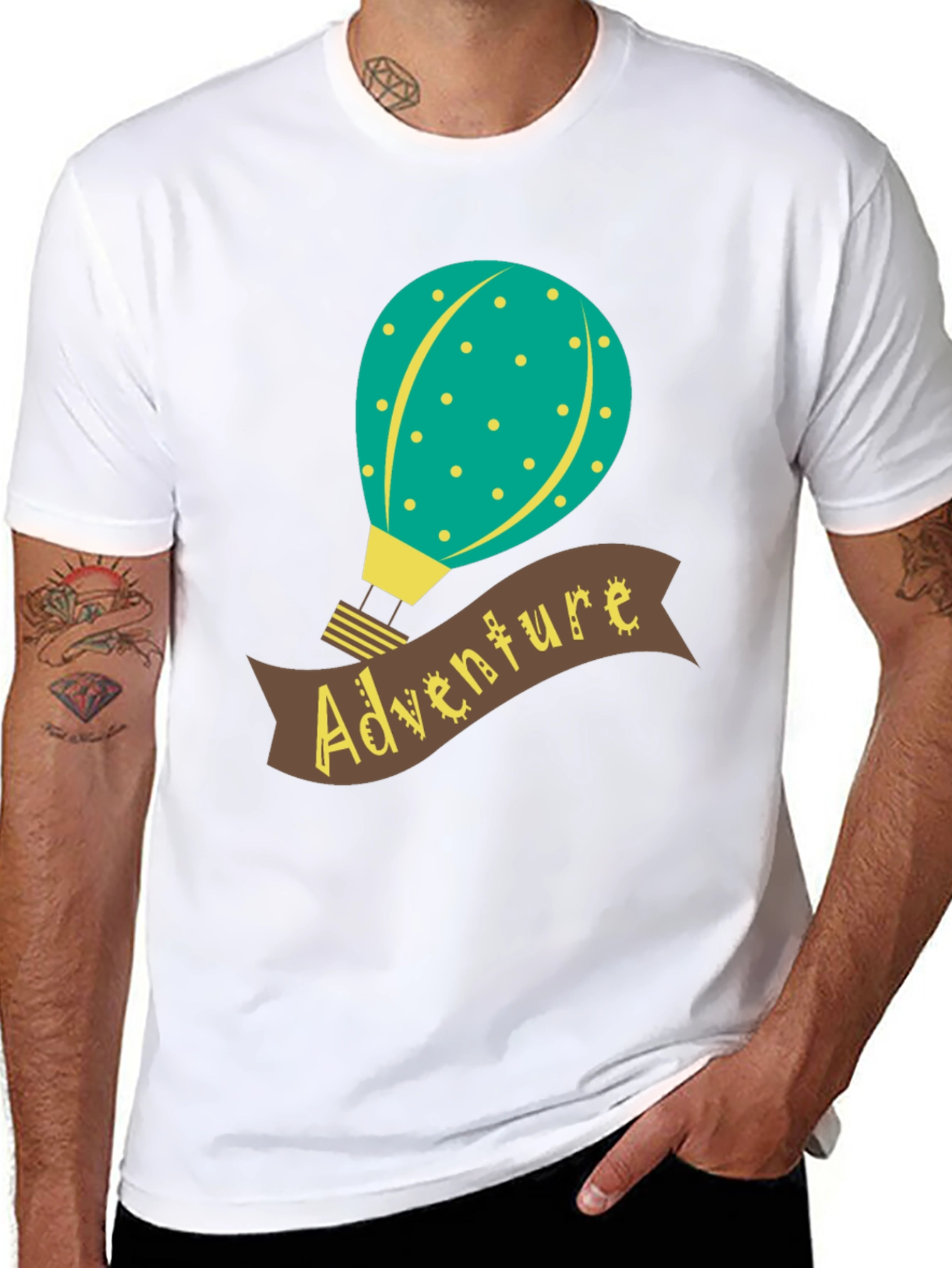Adventure Awaits Mens Graphic Tee