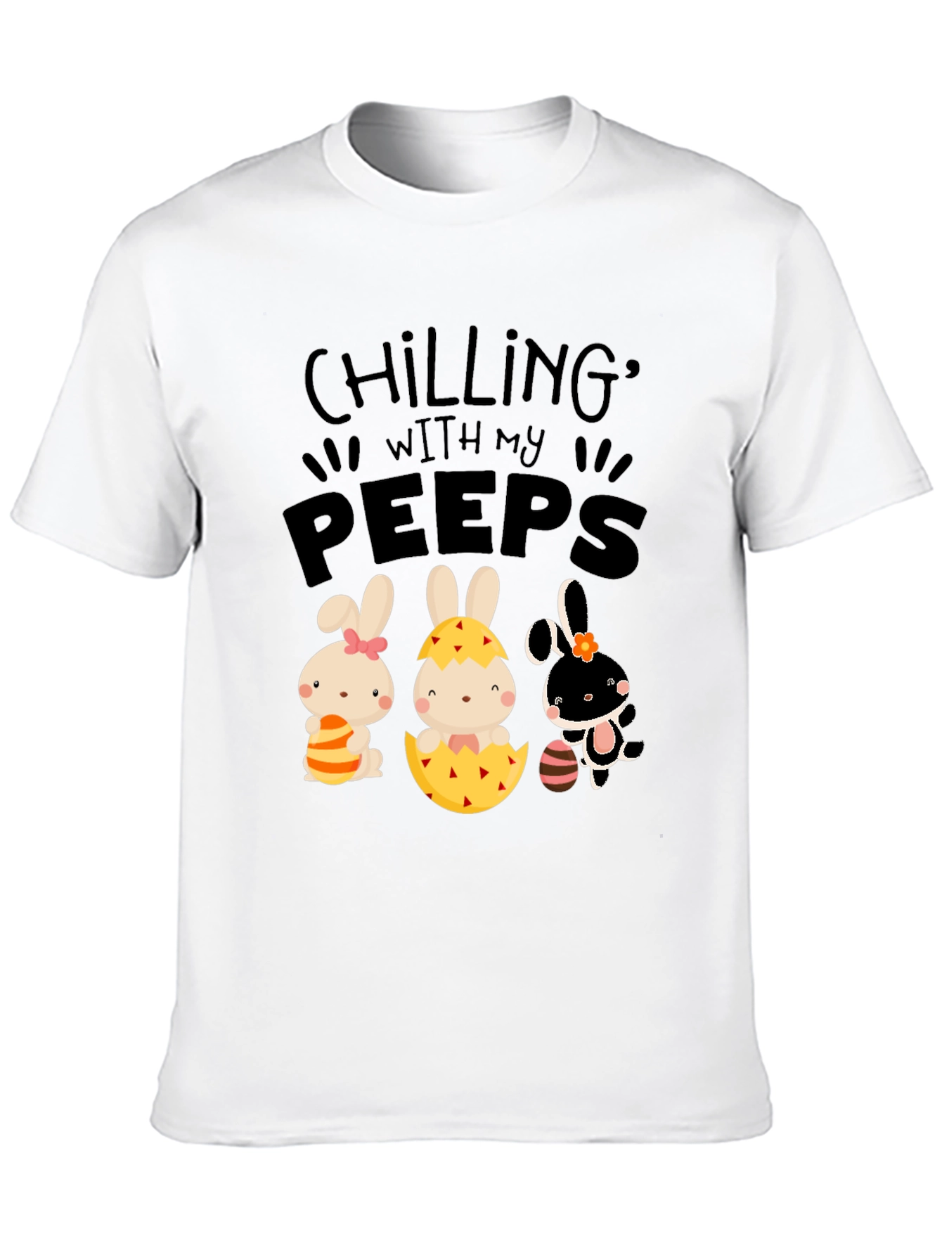 Chilling With My Peeps Easter T-Shirt