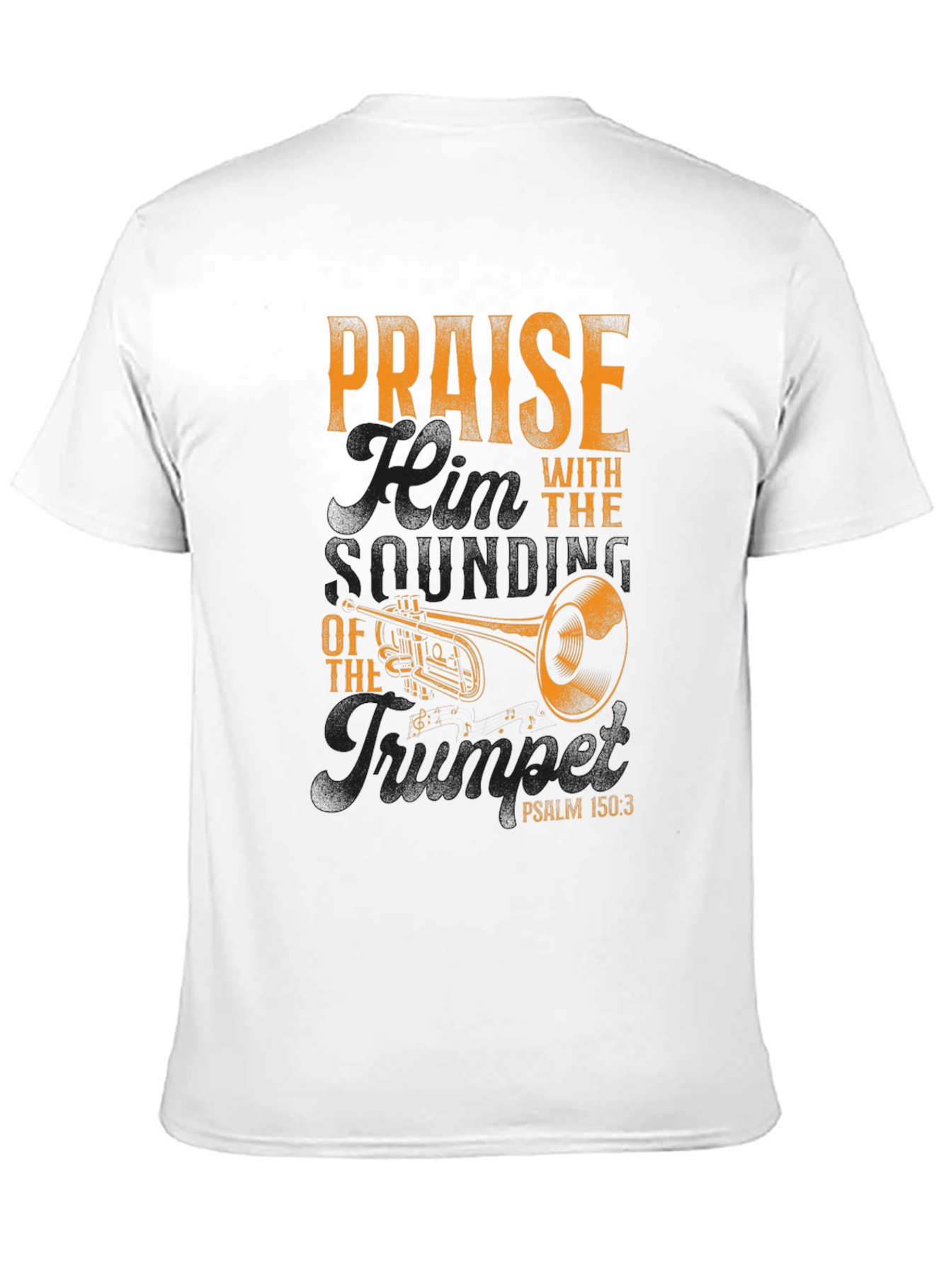 Praise with Trumpet Graphic T-Shirt