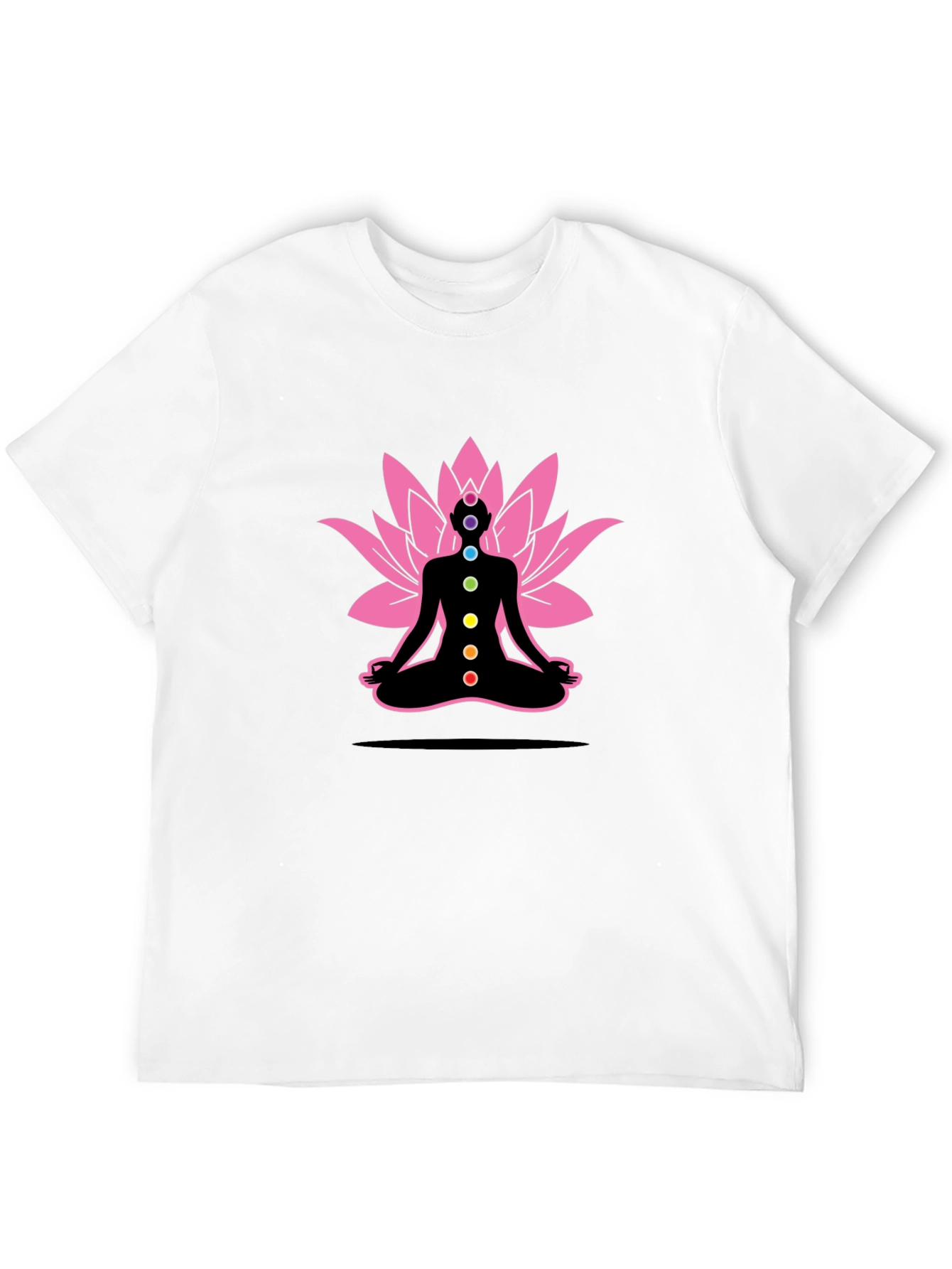 Chakra Lotus Graphic Tee - Meditate in Style!