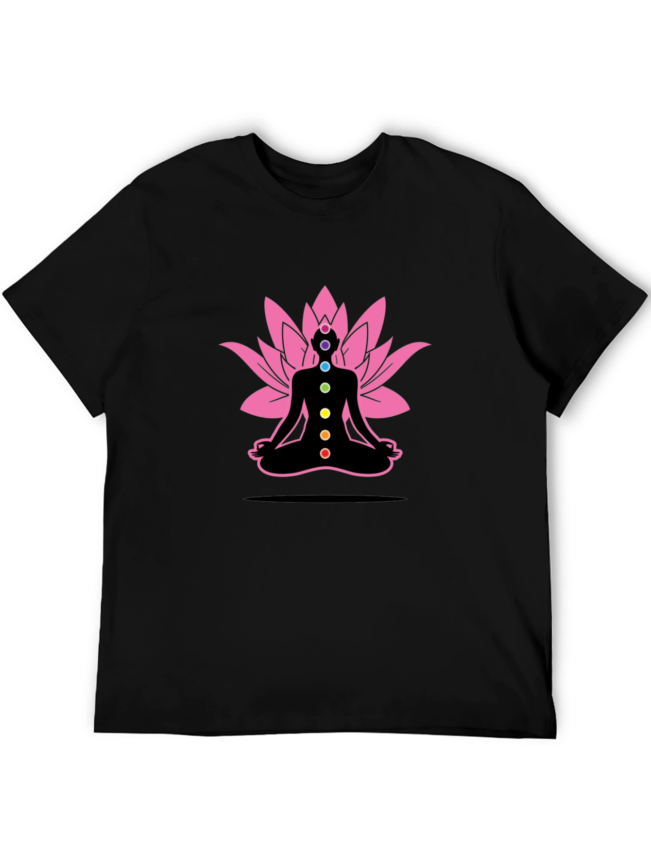 Chakra Lotus Graphic Tee - Meditate in Style!