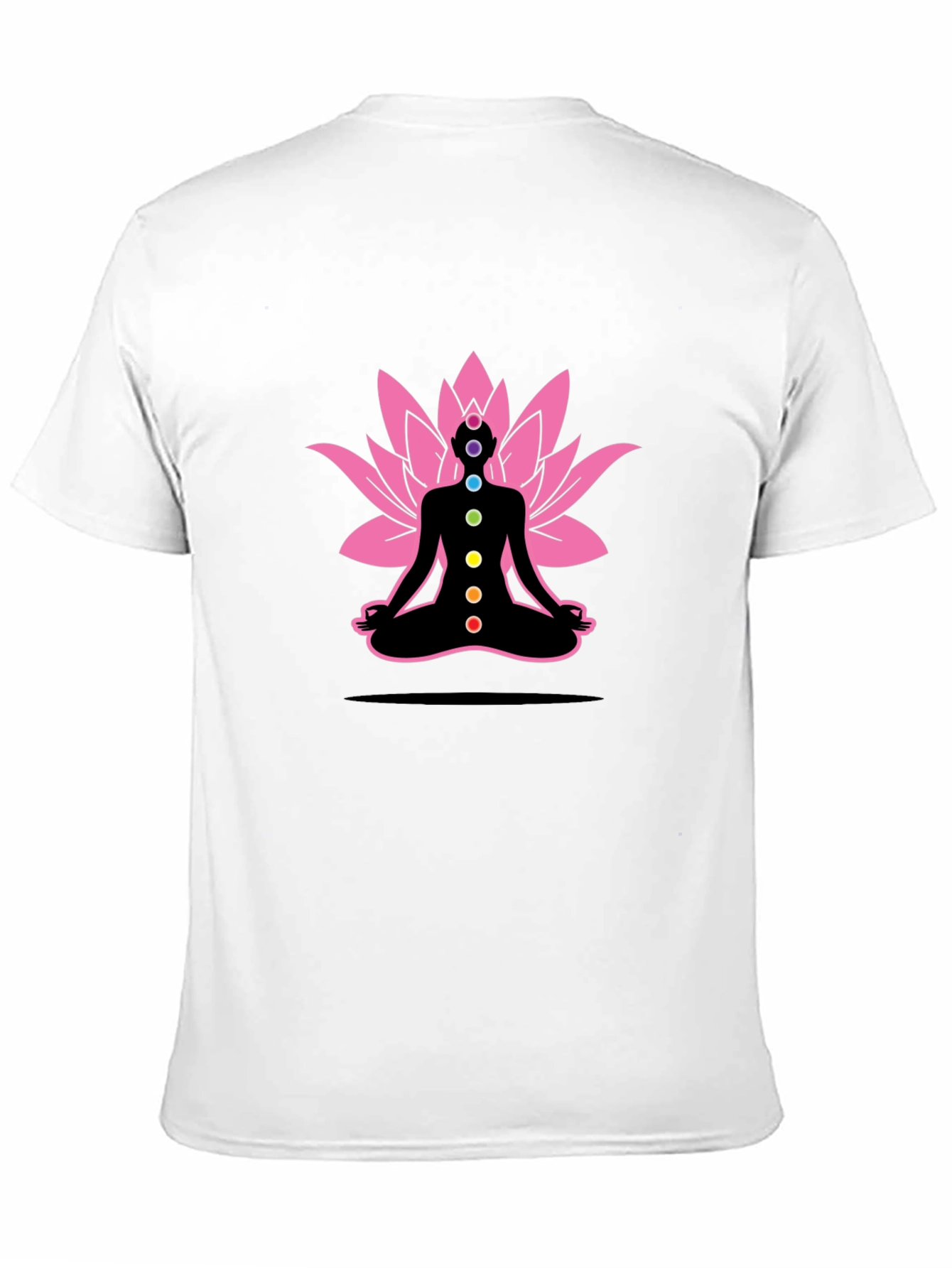 Chakra Lotus Graphic Tee - Meditate in Style!