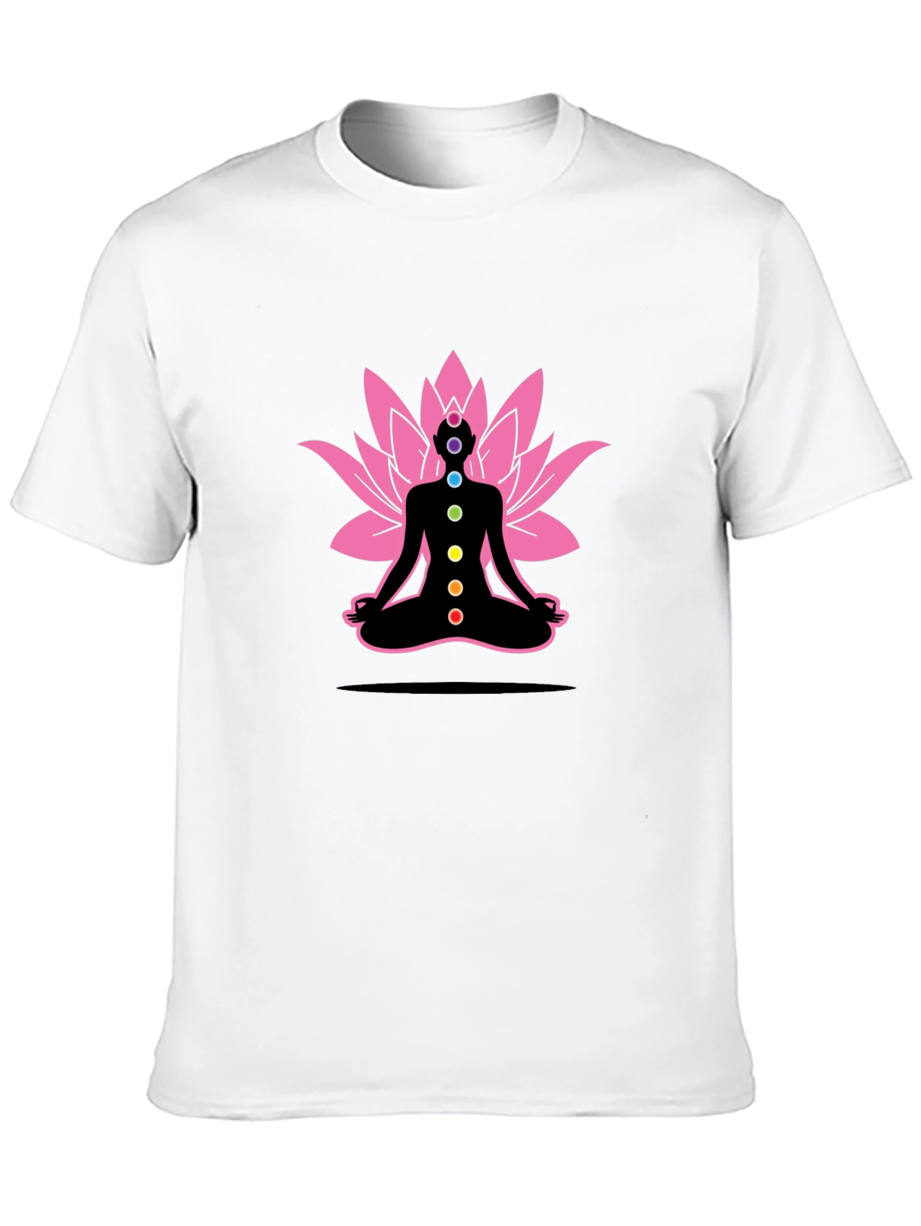 Chakra Lotus Graphic Tee - Meditate in Style!