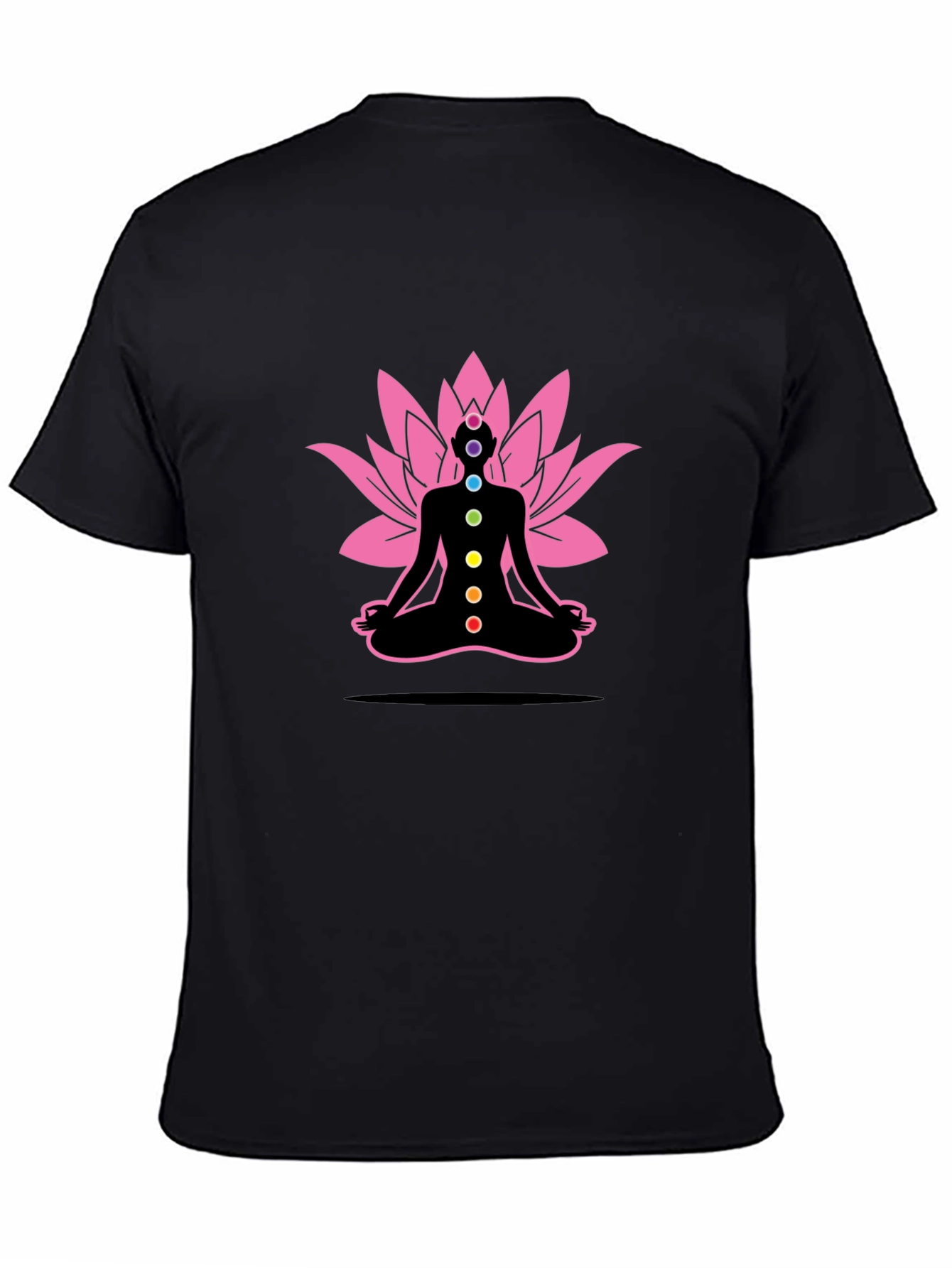 Chakra Lotus Graphic Tee - Meditate in Style!