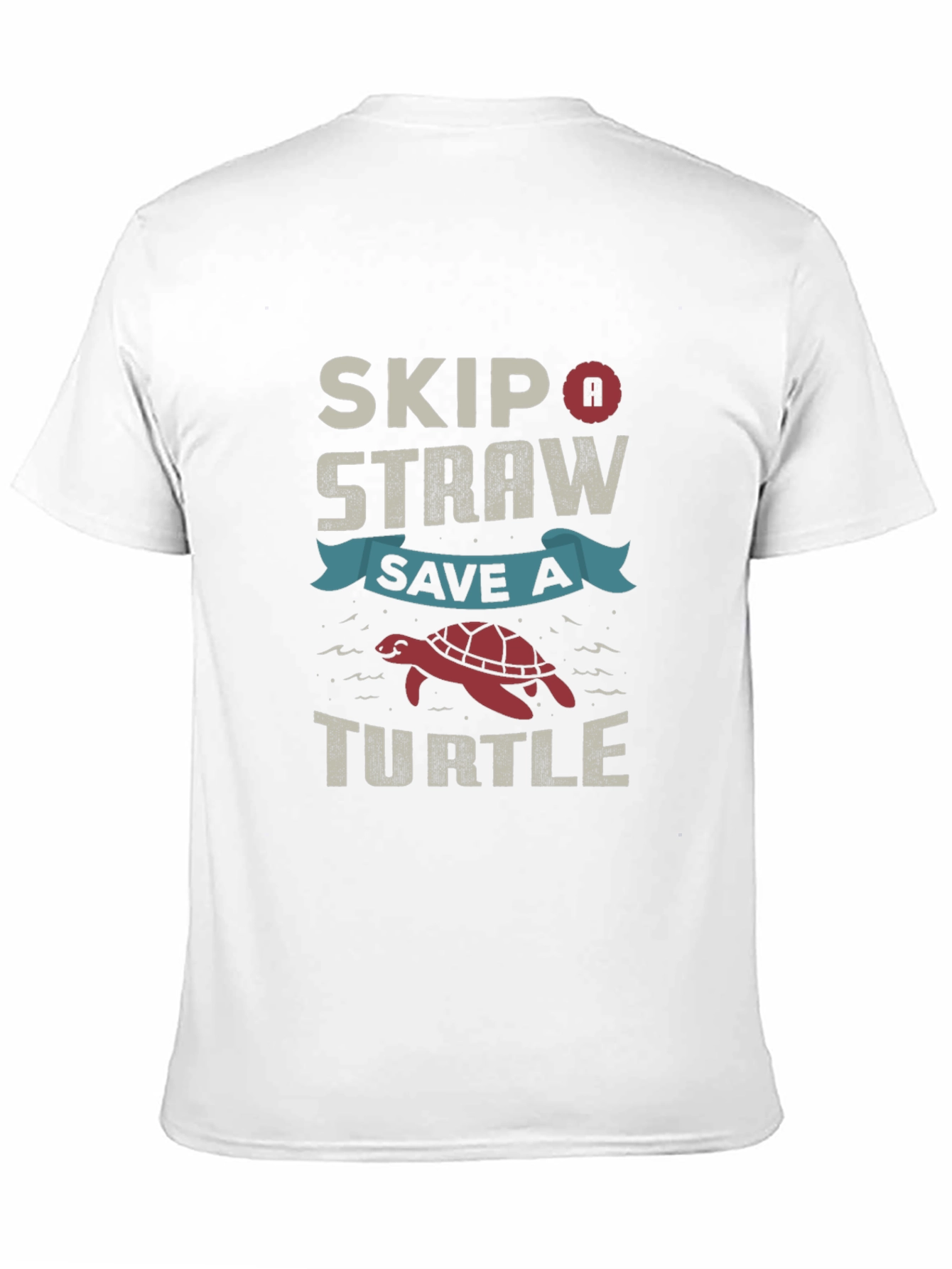 Skip a Straw Save a Turtle Graphic Tee