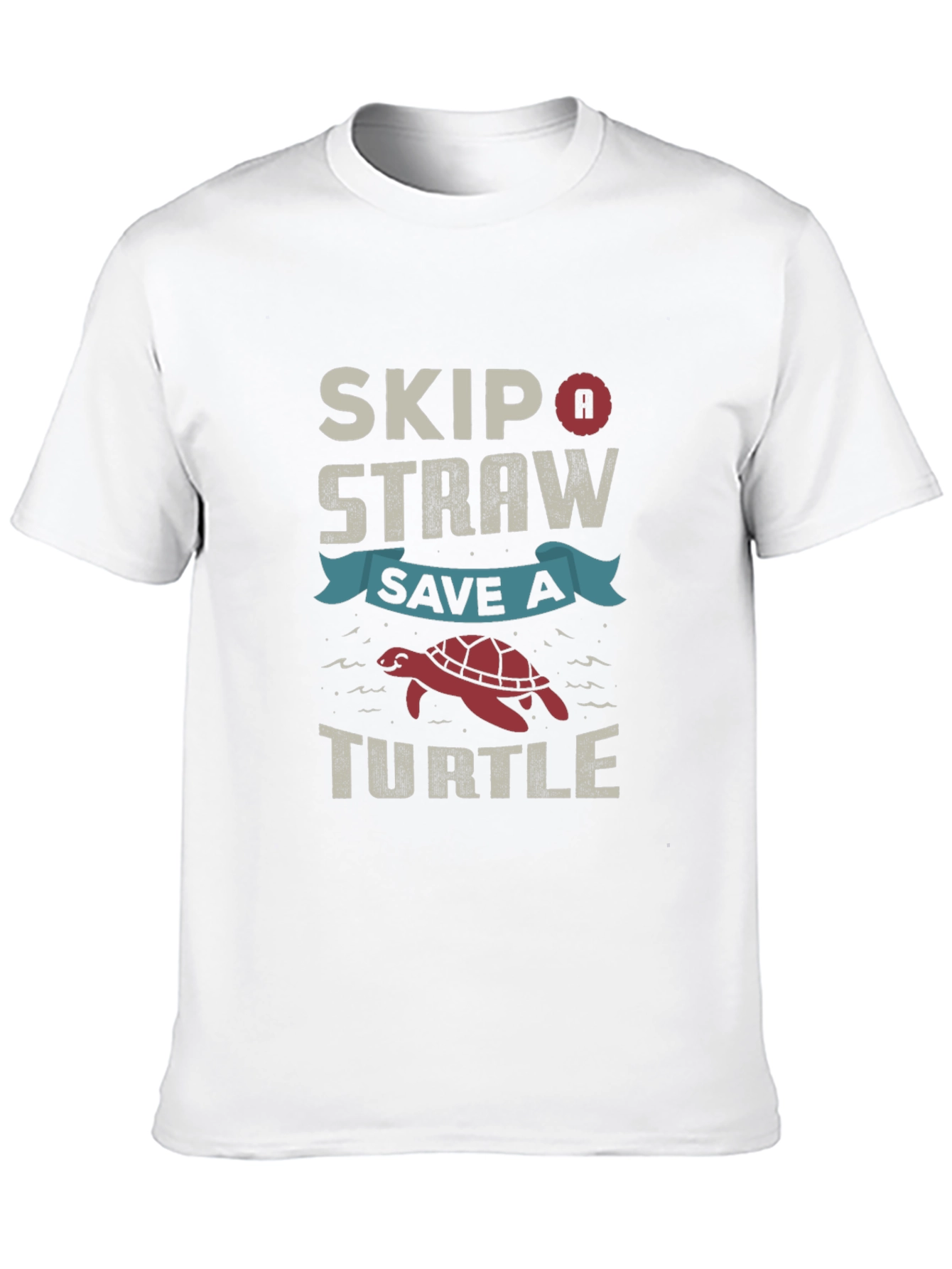 Skip a Straw Save a Turtle Graphic Tee