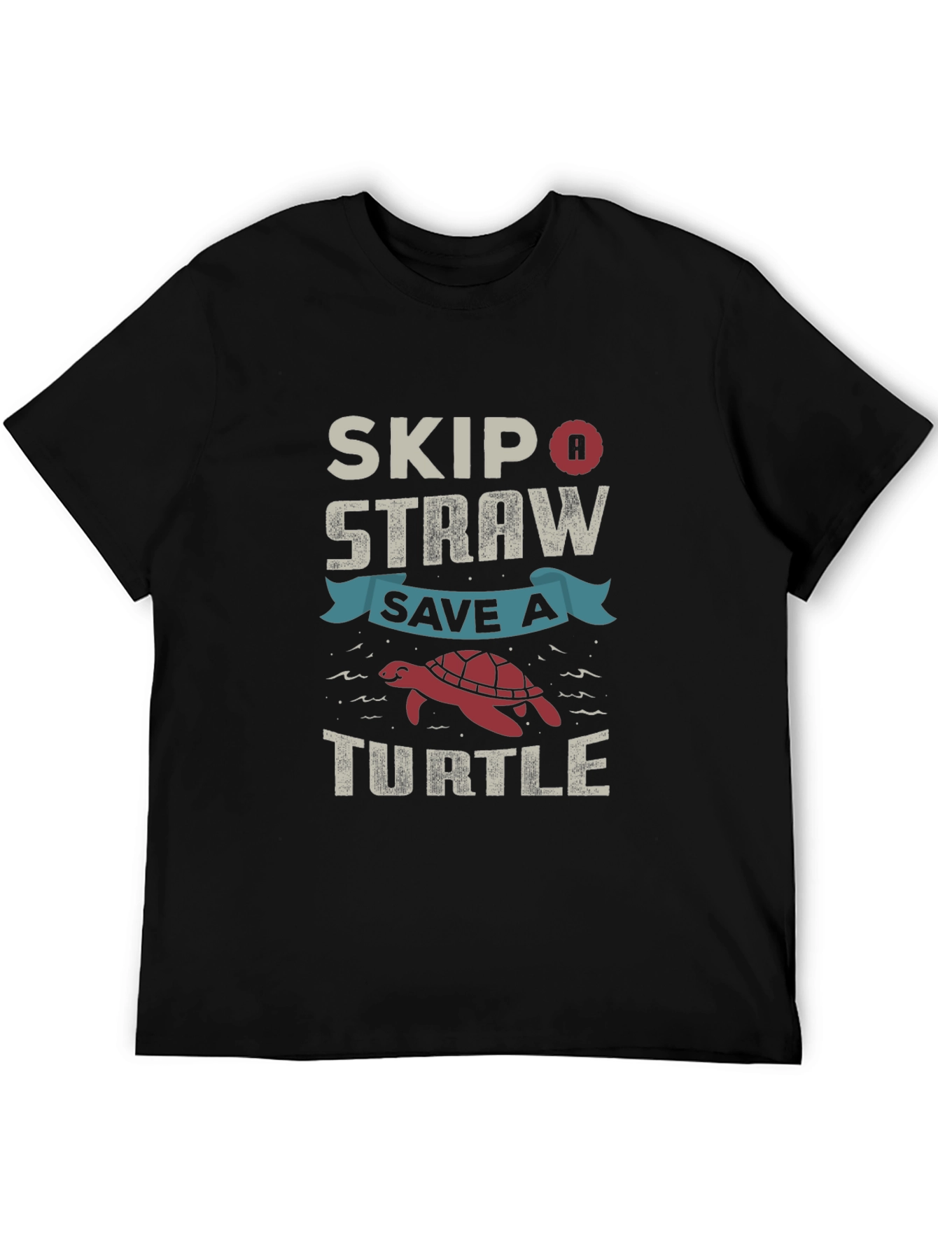 Skip a Straw Save a Turtle Graphic Tee