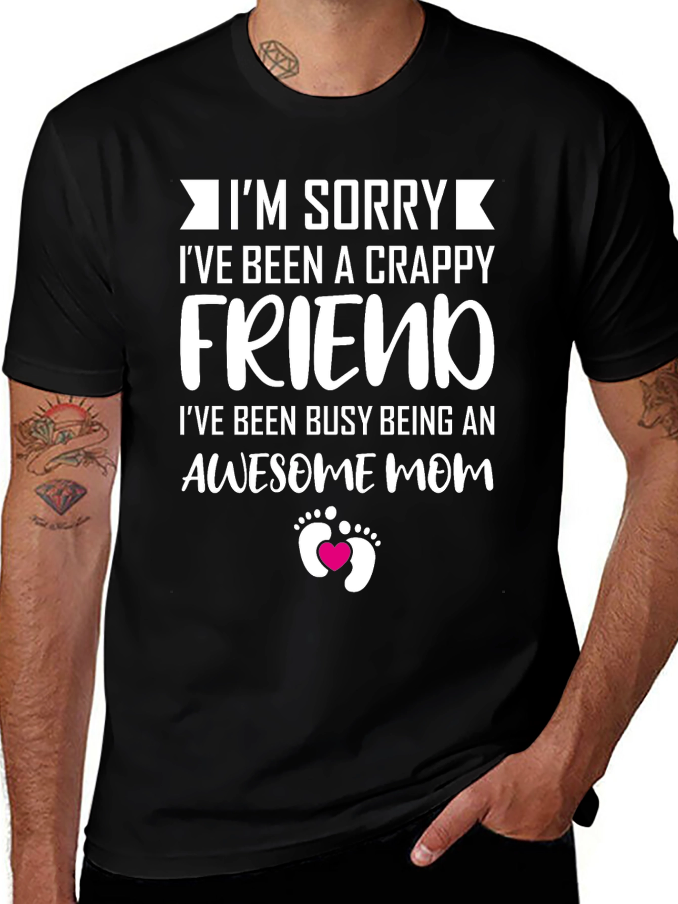 Crappy Friend Awesome Mom T-Shirt