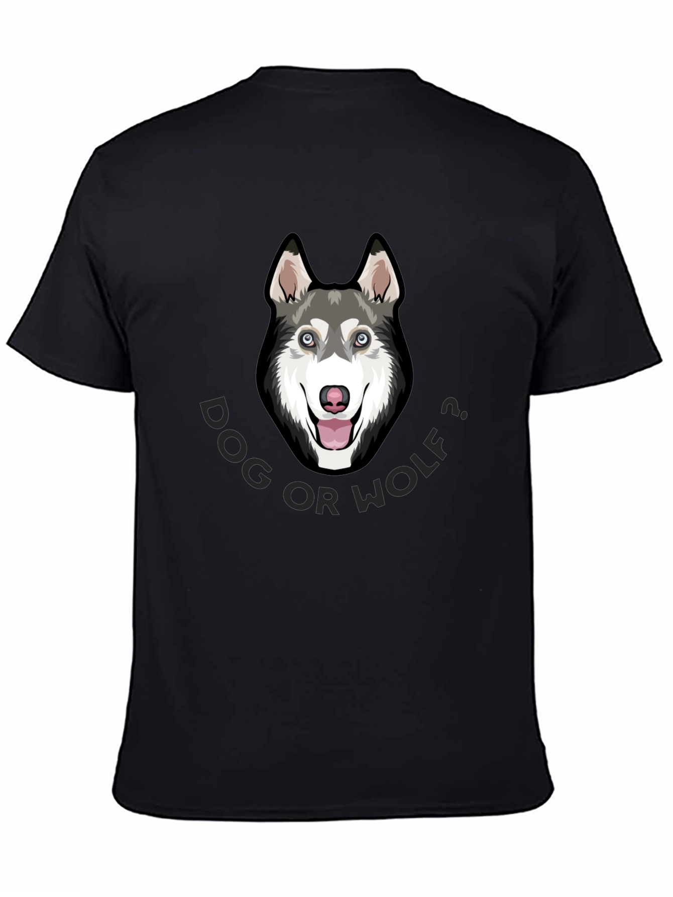 Dog or Wolf Tee - Husky Graphic T-Shirt