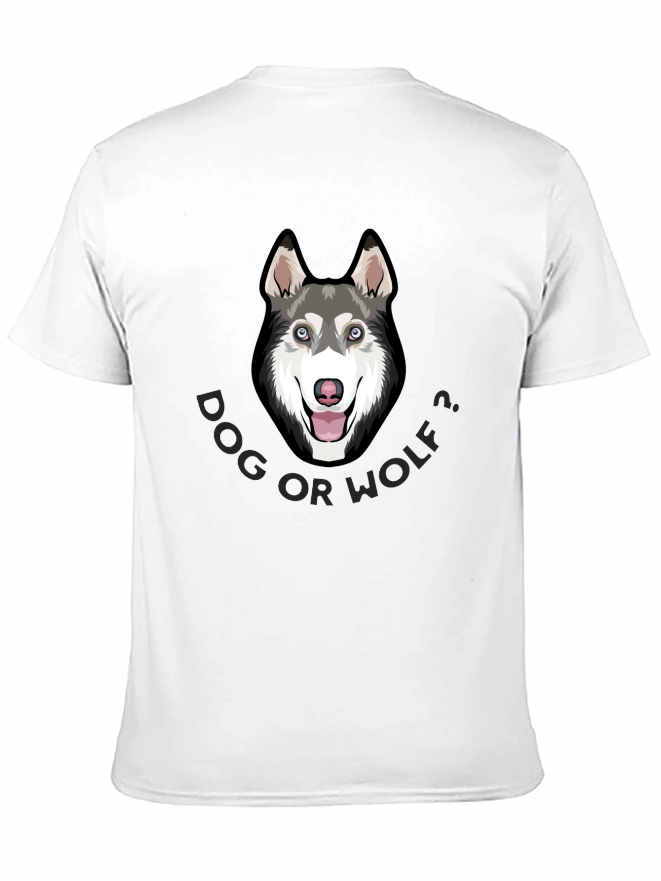 Dog or Wolf Tee - Husky Graphic T-Shirt