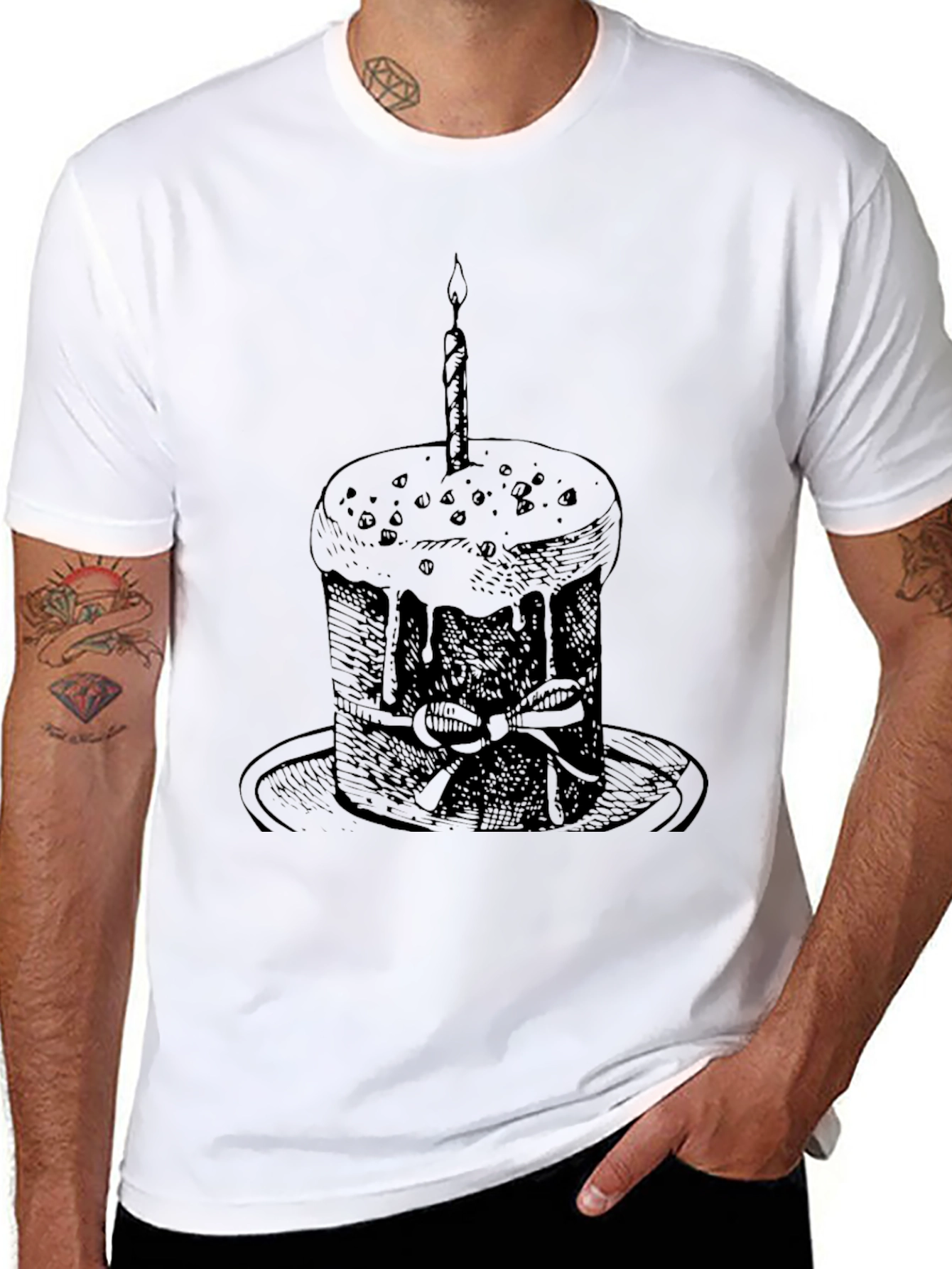 Cake T-Shirt - Unique Graphic Tee