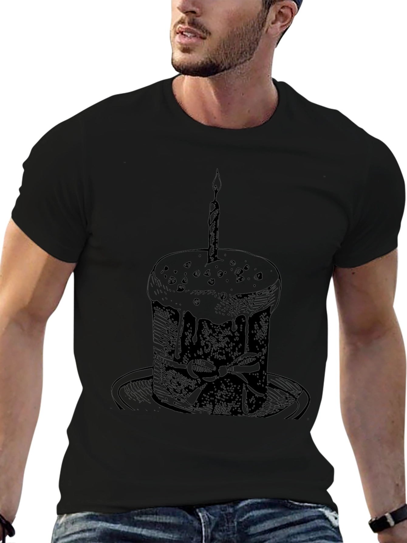 Cake T-Shirt - Unique Graphic Tee