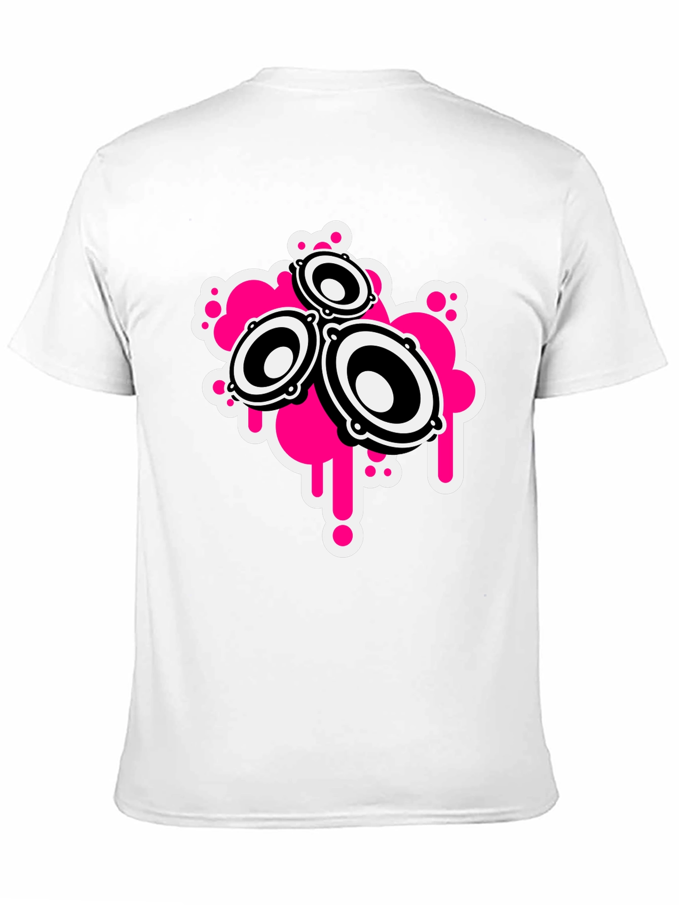 Speaker Graphic Black T-Shirt