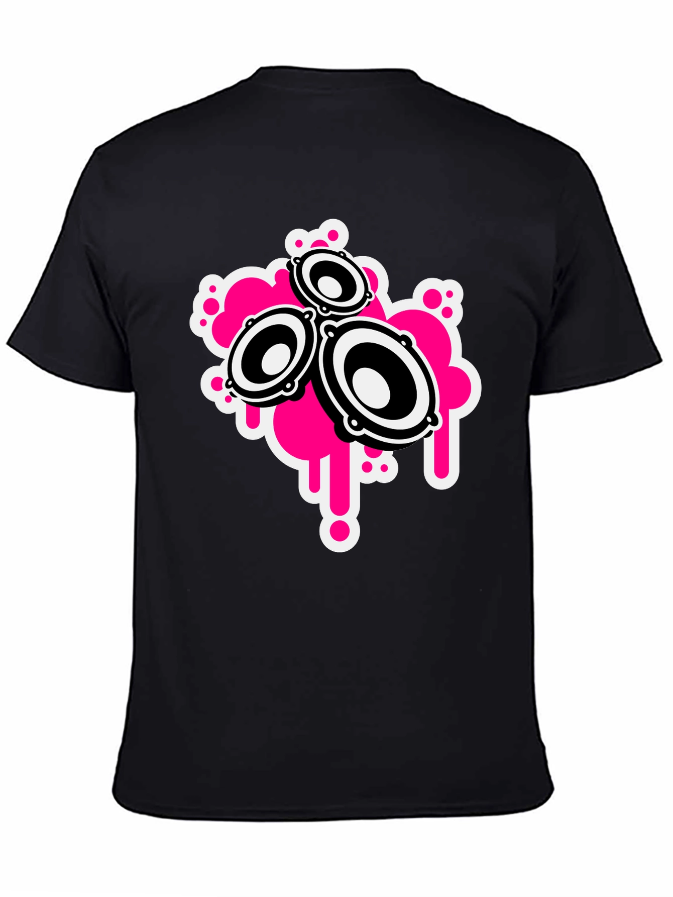Speaker Graphic Black T-Shirt