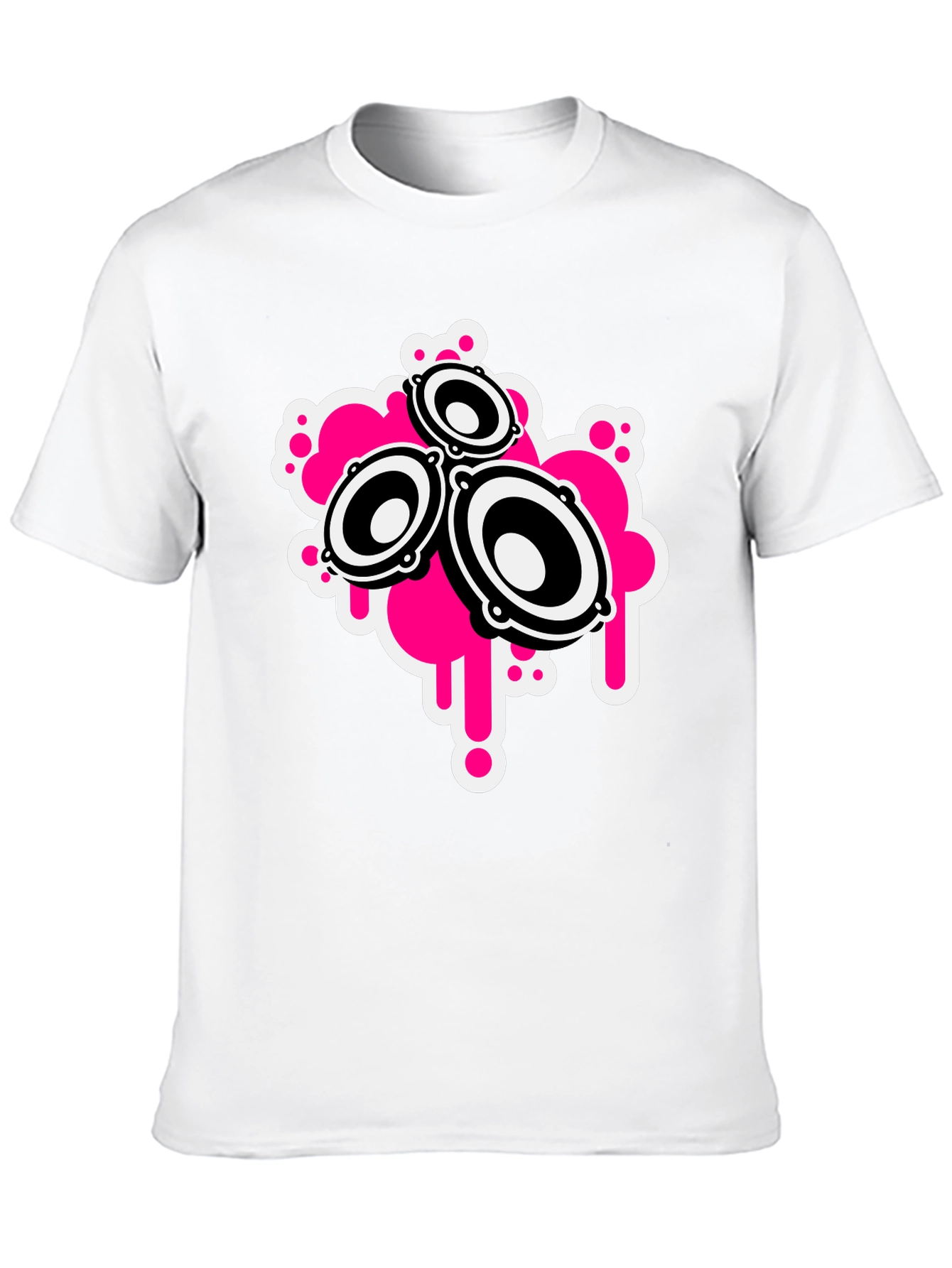 Speaker Graphic Black T-Shirt