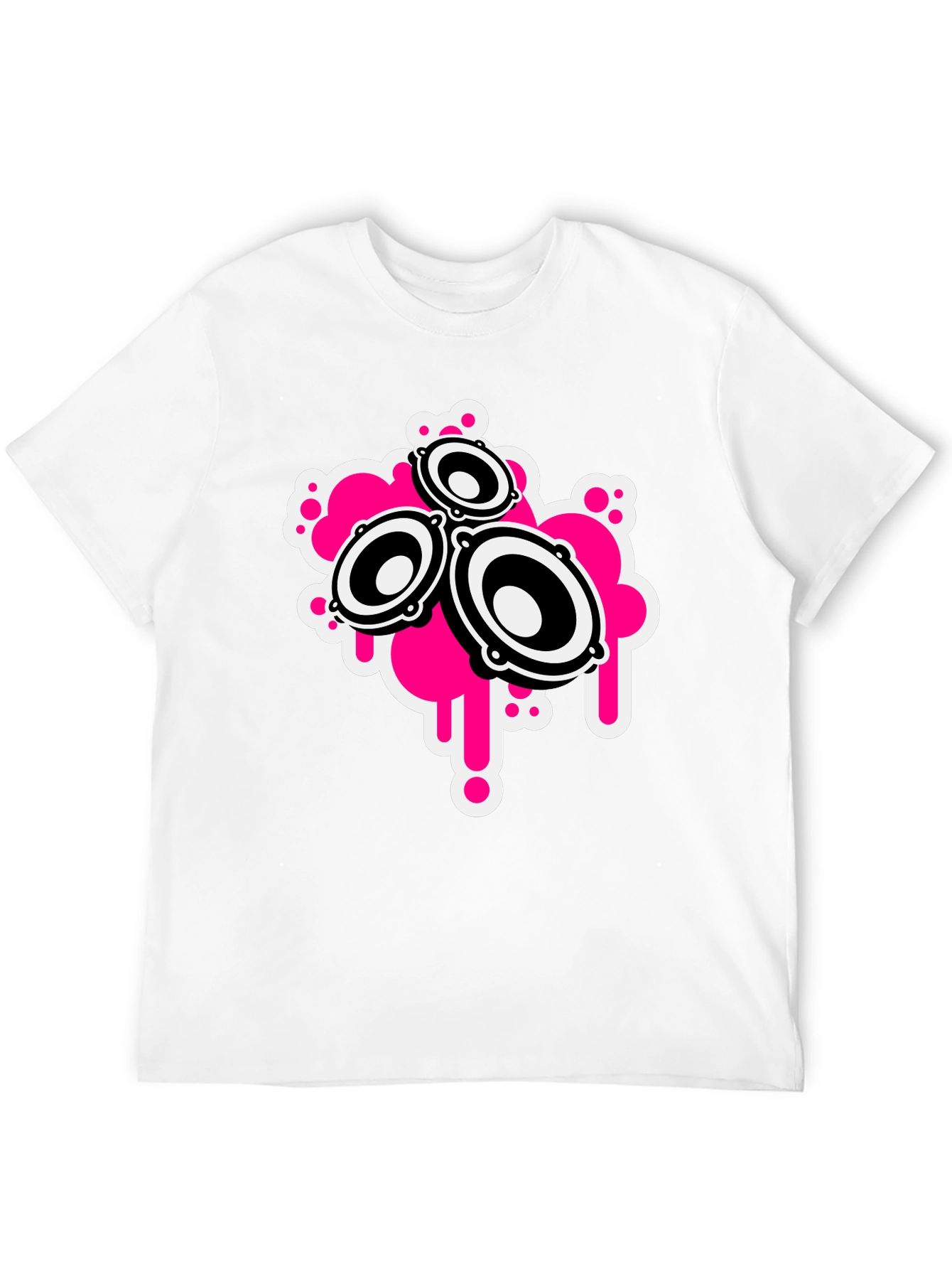 Speaker Graphic Black T-Shirt