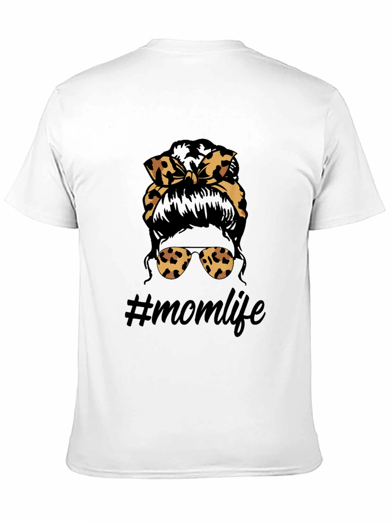 Mom Life Leopard Print T-Shirt