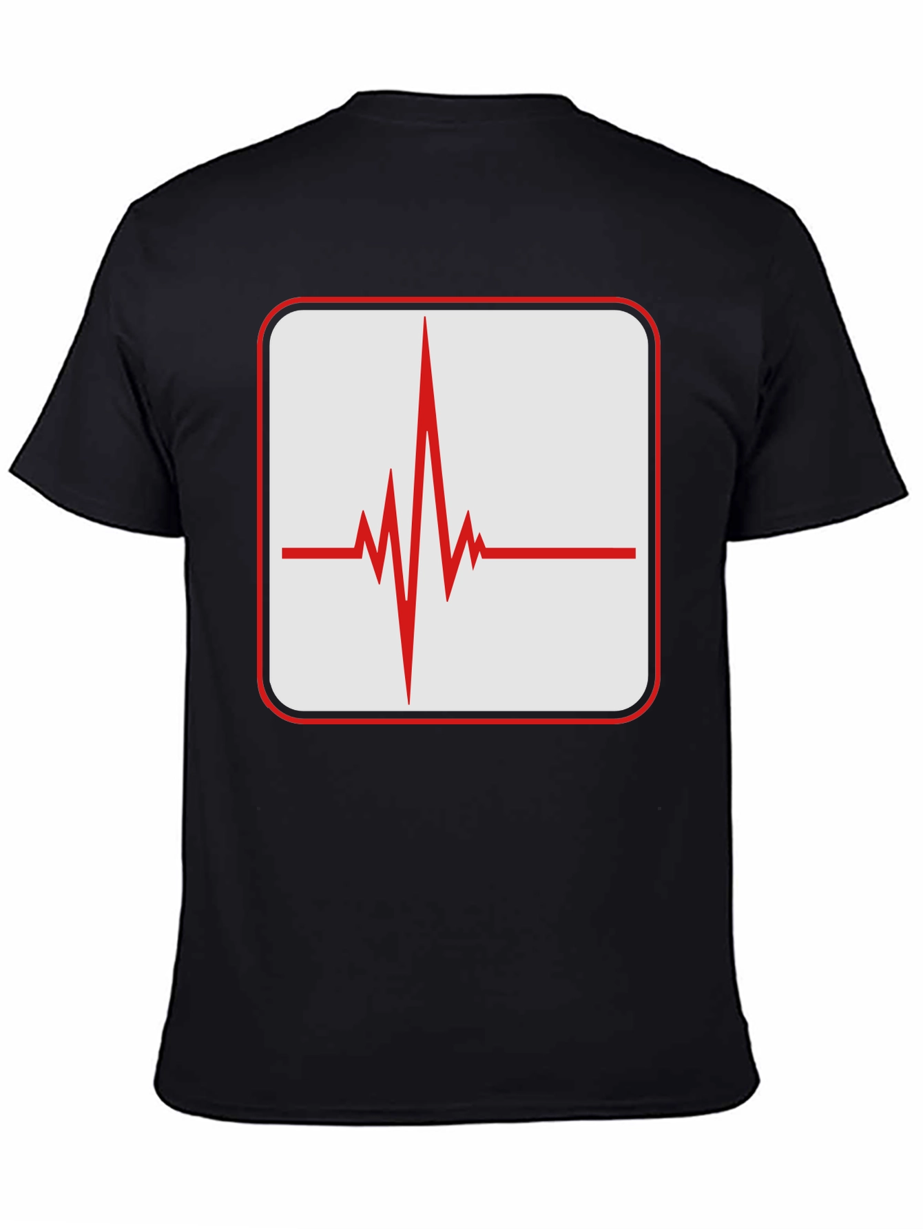 Heartbeat Graphic Tee - Stylish ECG Pulse Shirt