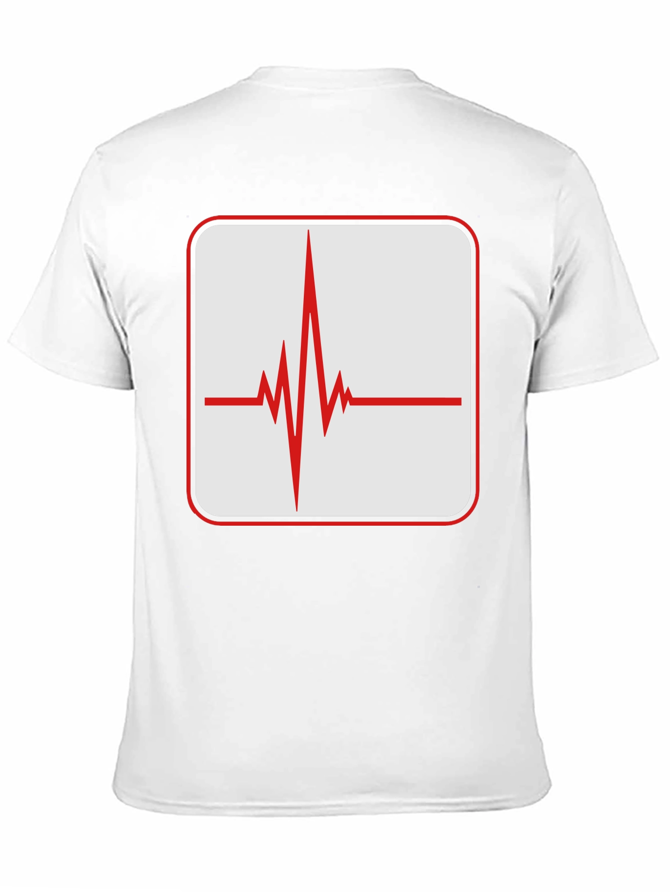 Heartbeat Graphic Tee - Stylish ECG Pulse Shirt