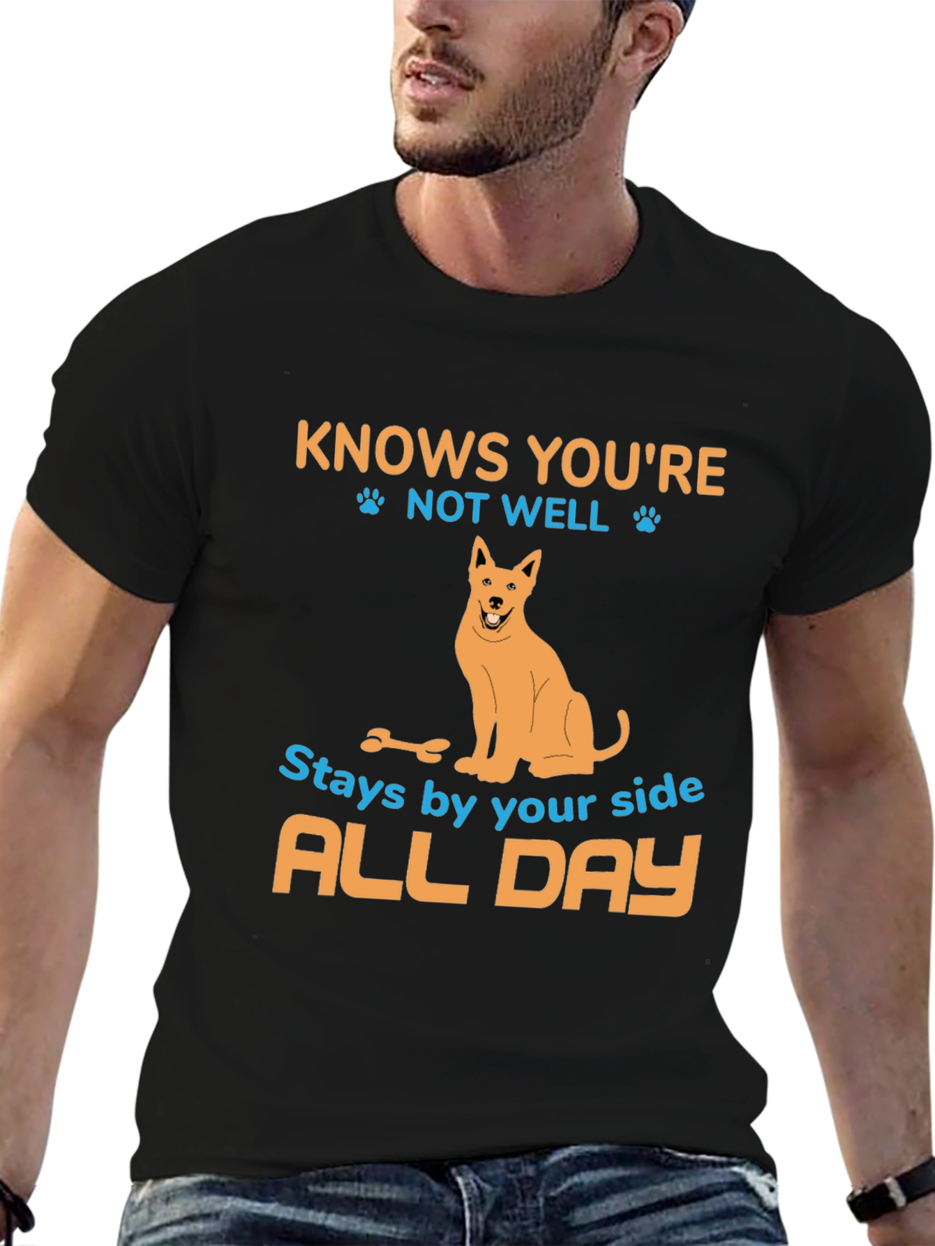 Dog Lover T-Shirt - Knows Youre Not Well