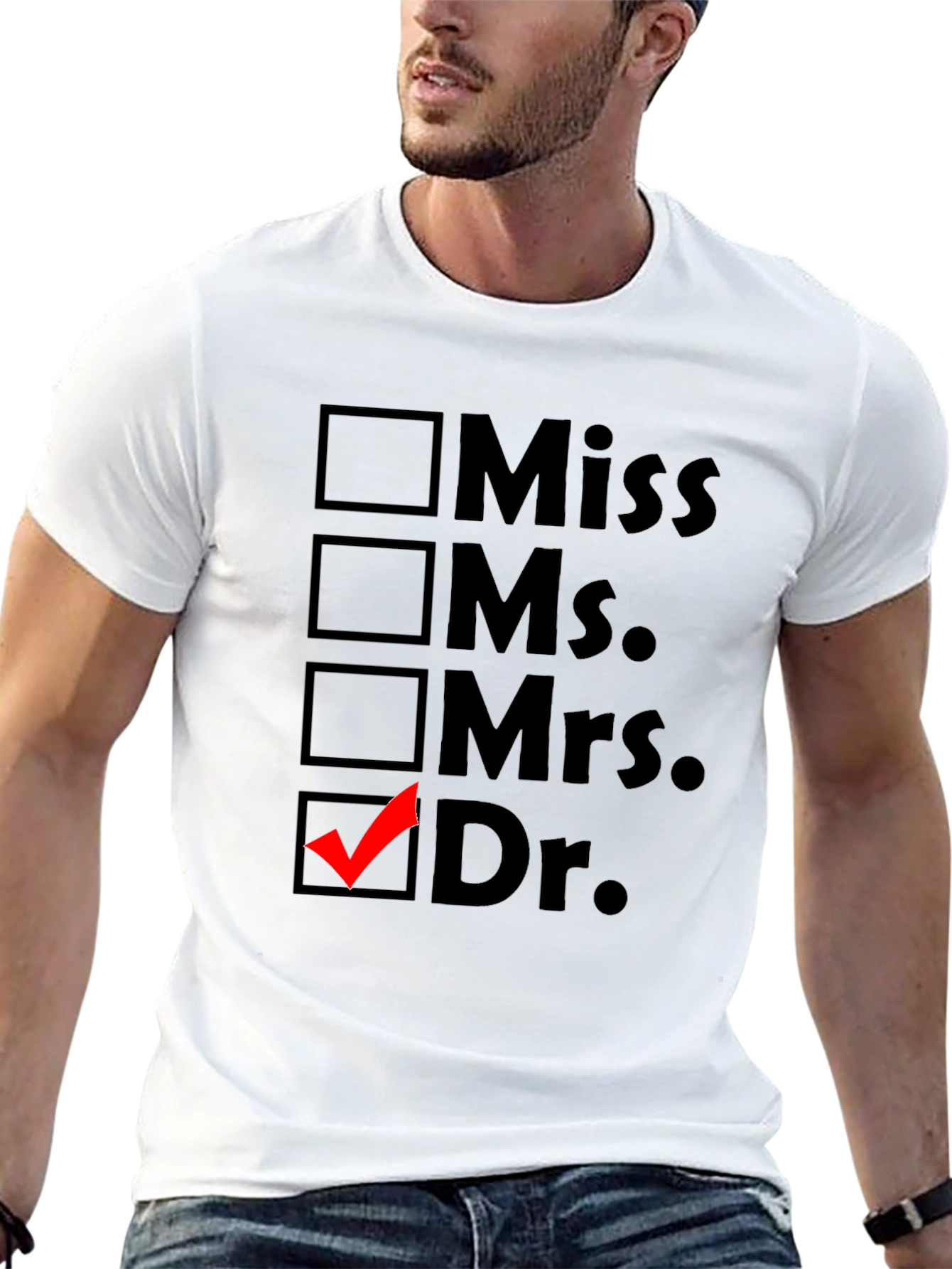 Doctor Checkbox T-Shirt - Novelty Apparel