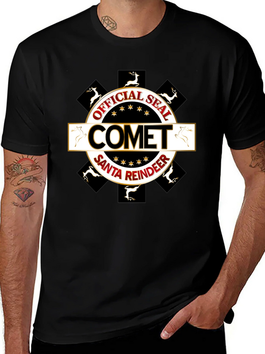 Comet Santa Reindeer Official Seal Tee