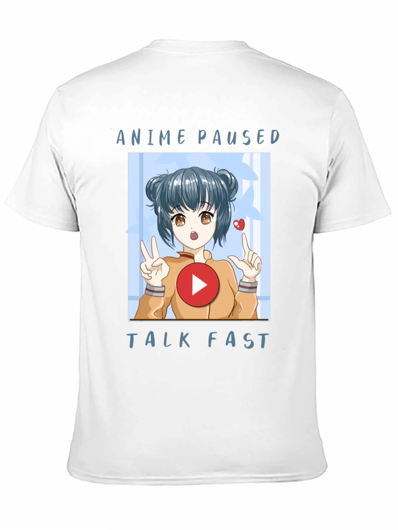 Anime Paused Talk Fast Graphic Tee
