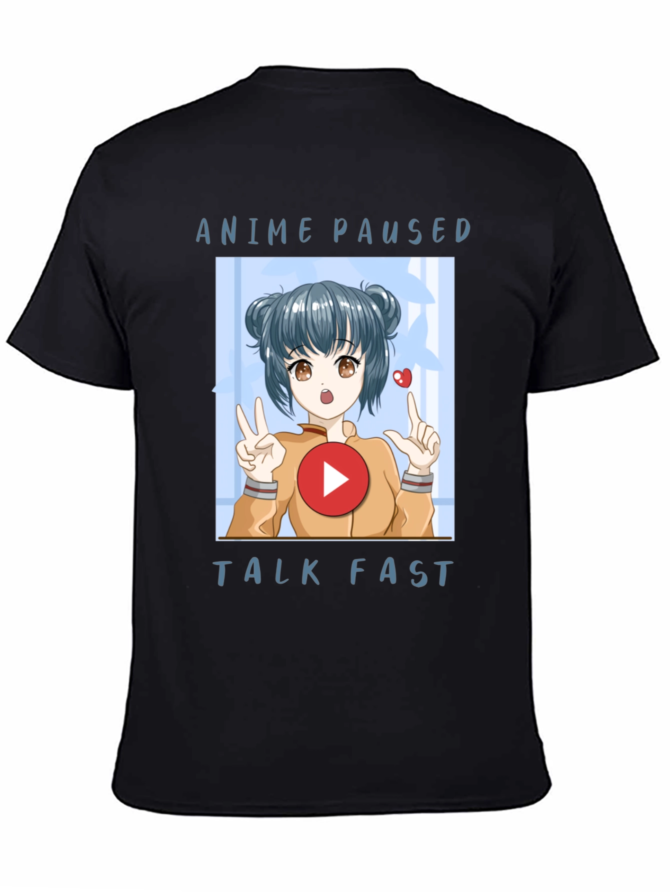 Anime Paused Talk Fast Graphic Tee