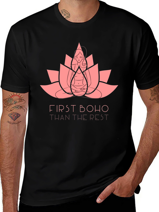 First Boho Graphic Tee - Stylish Unisex Shirt