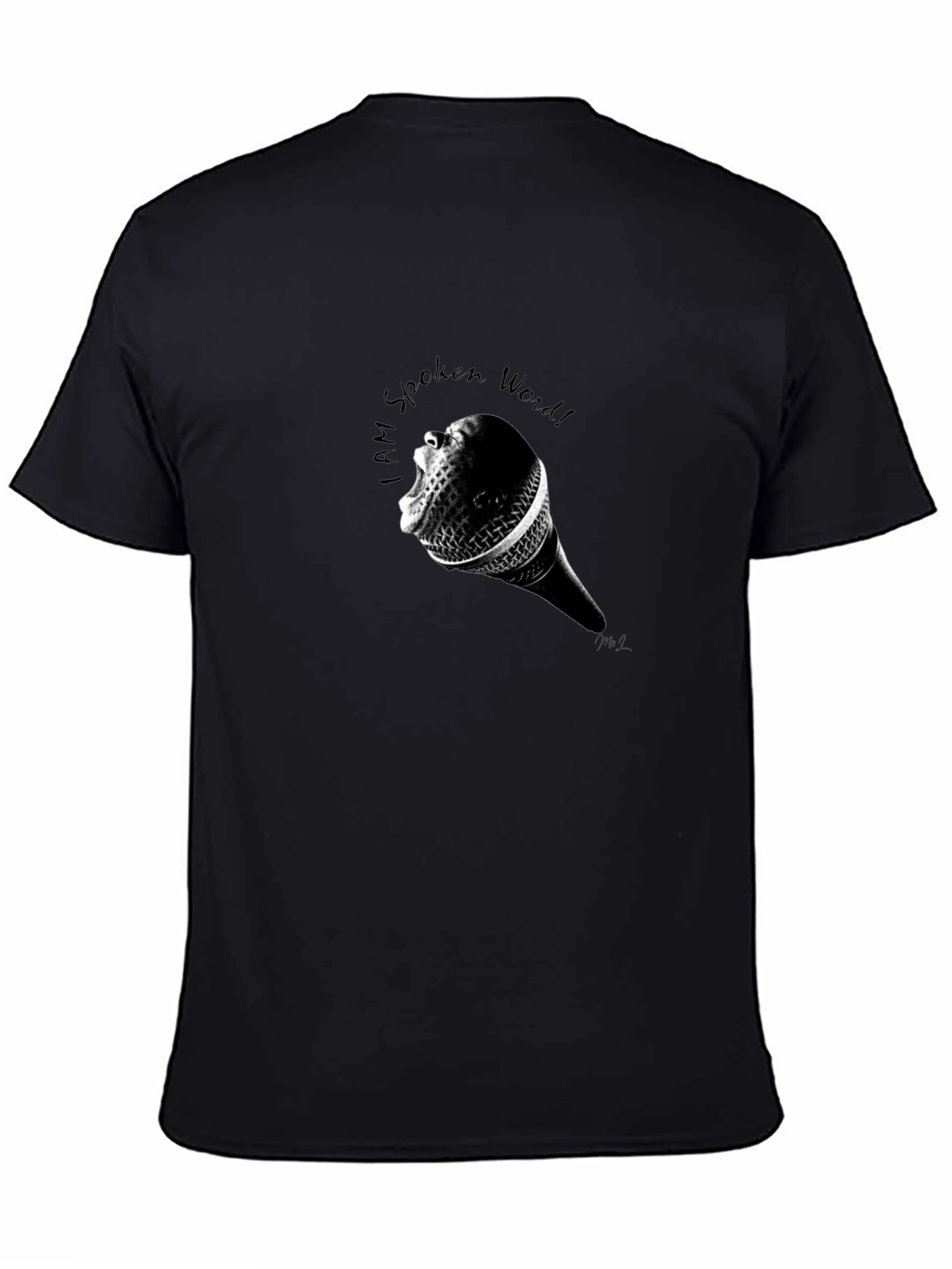 I AM Spoken Word! Black Graphic T-Shirt