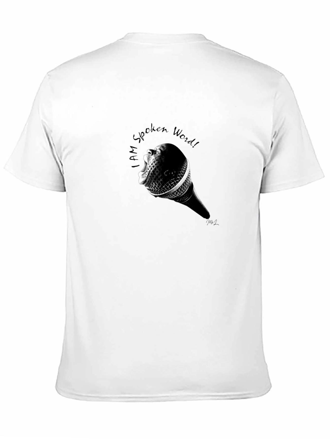 I AM Spoken Word! Black Graphic T-Shirt
