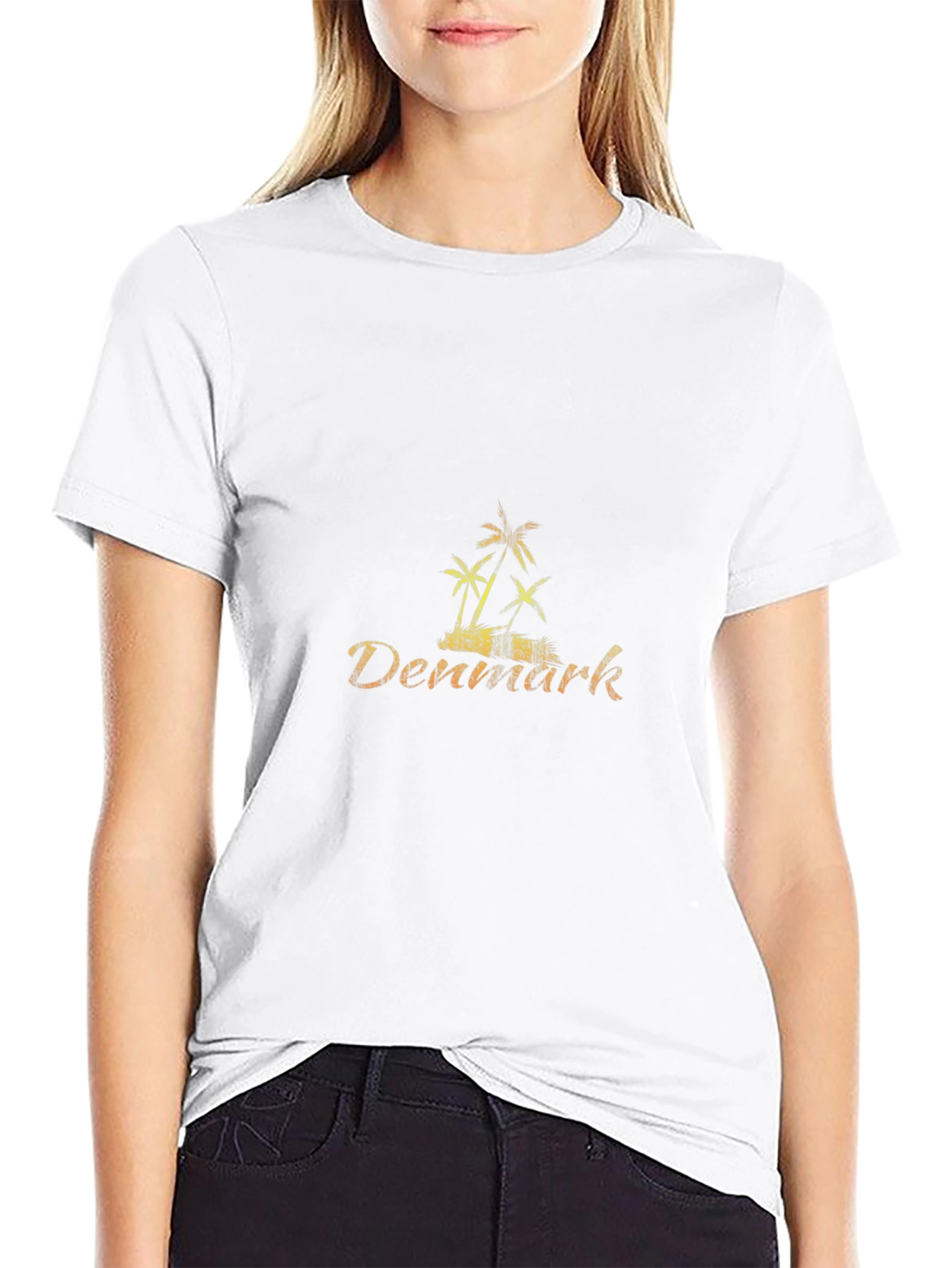 Denmark Palm Tree T-Shirt - Vacation Vibes