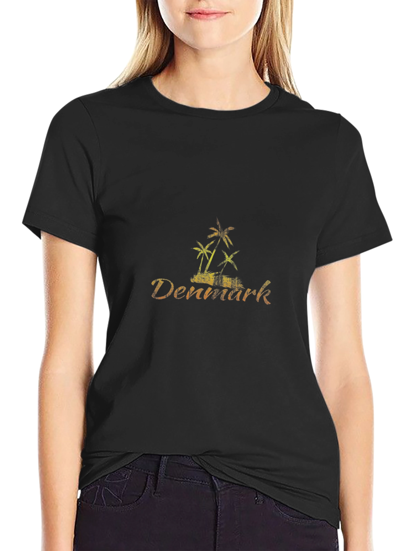 Denmark Palm Tree T-Shirt - Vacation Vibes