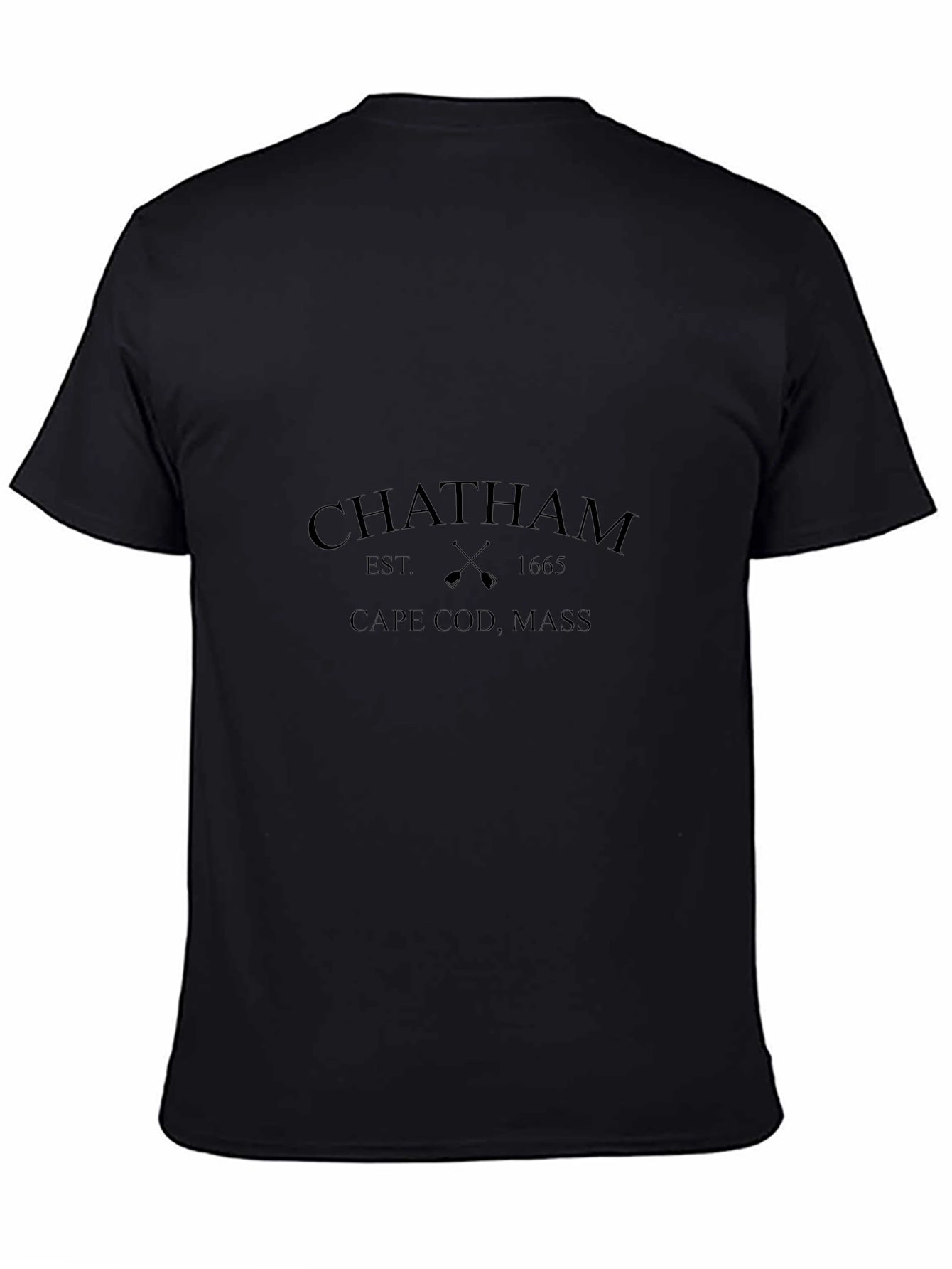 Chatham Cape Cod Black T-Shirt