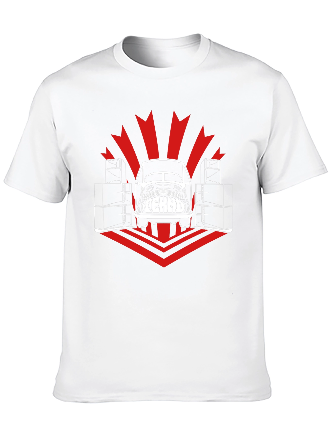 Tekno Car T-Shirt - Black Cotton Graphic Tee