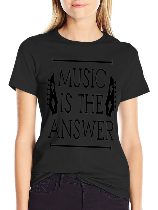 Music is the Answer Graphic T-Shirt